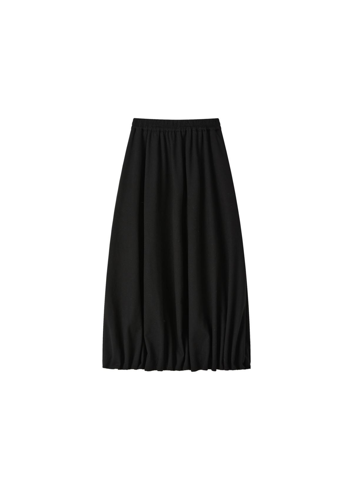 GATHER HEM DRAPE SKIRT