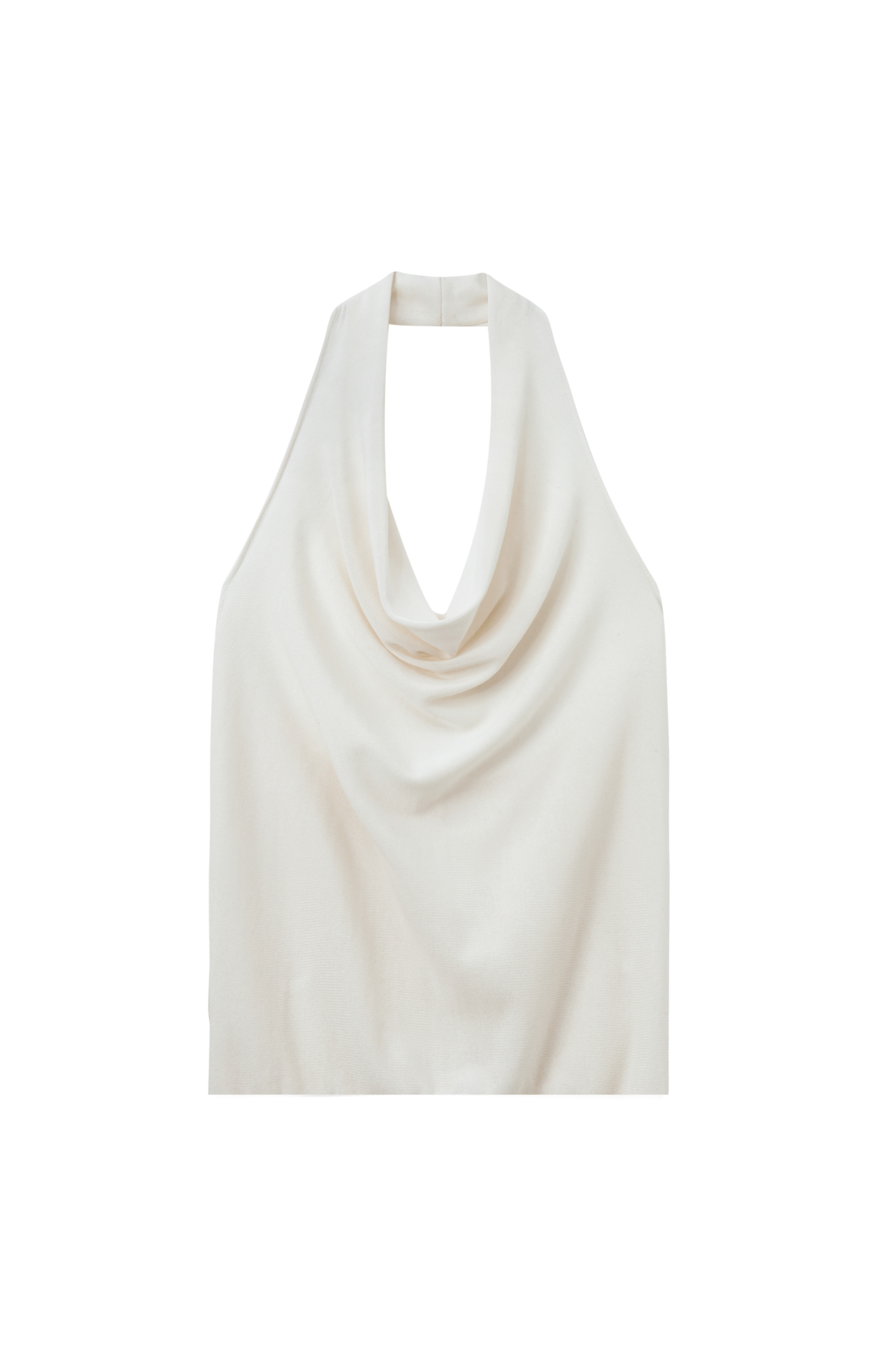 HALTER NECK DRAPED TOP / ホルターネックドレープトップ