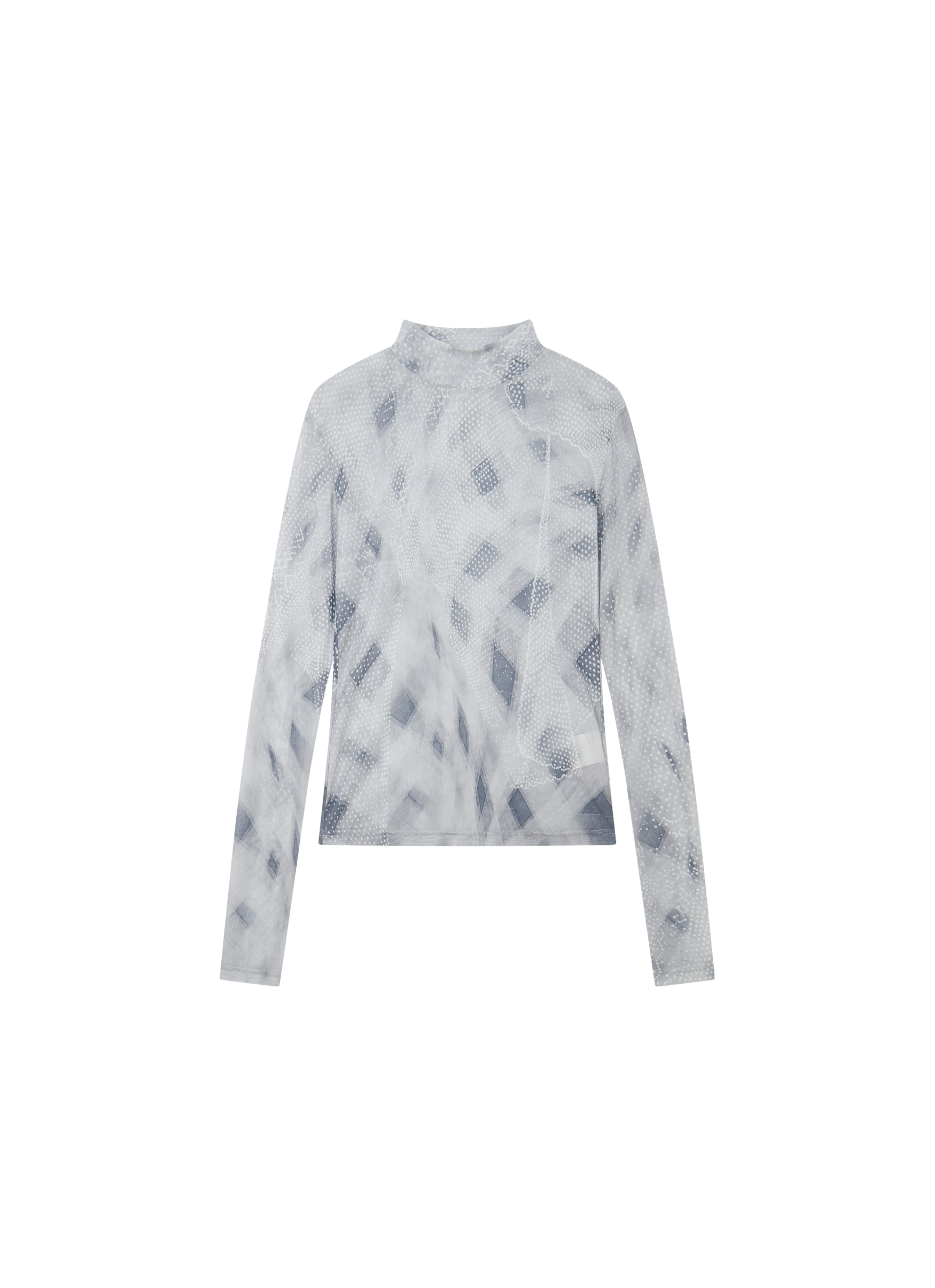 GRID DESIGN SHEER TOP / グリッドデザインシアートップ