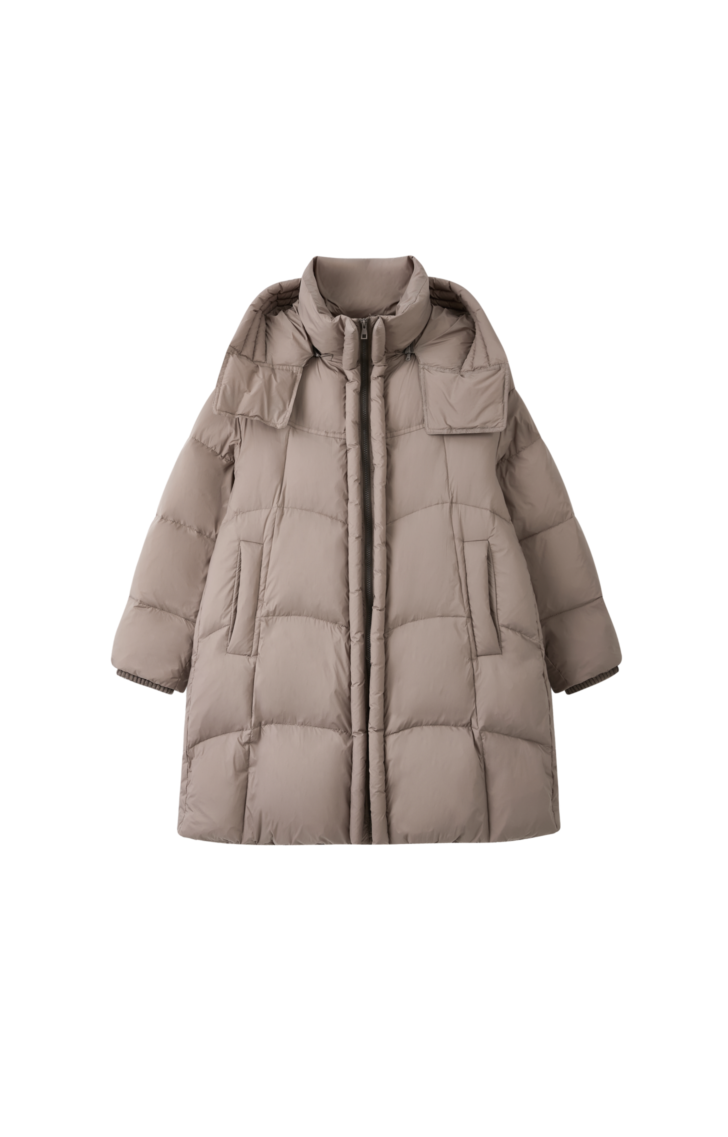 HOODED VOLUME MIDI DOWN