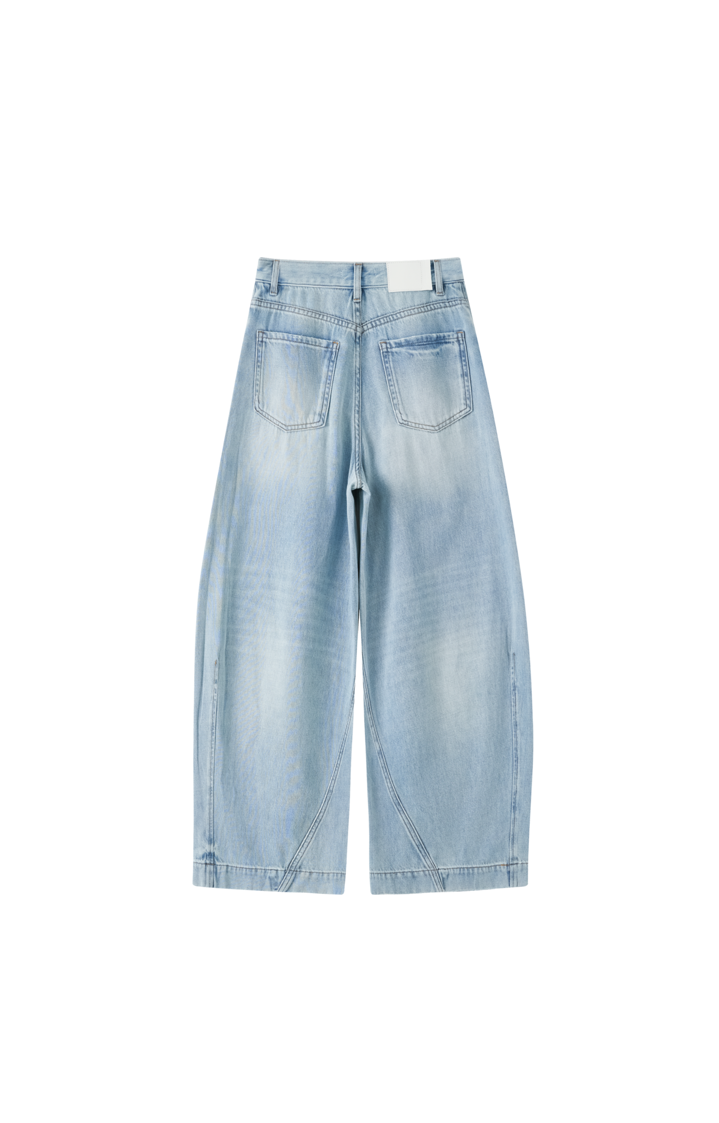 WASHED BLUE WIDE JEANS / 워시드 블루 와이드 청바지