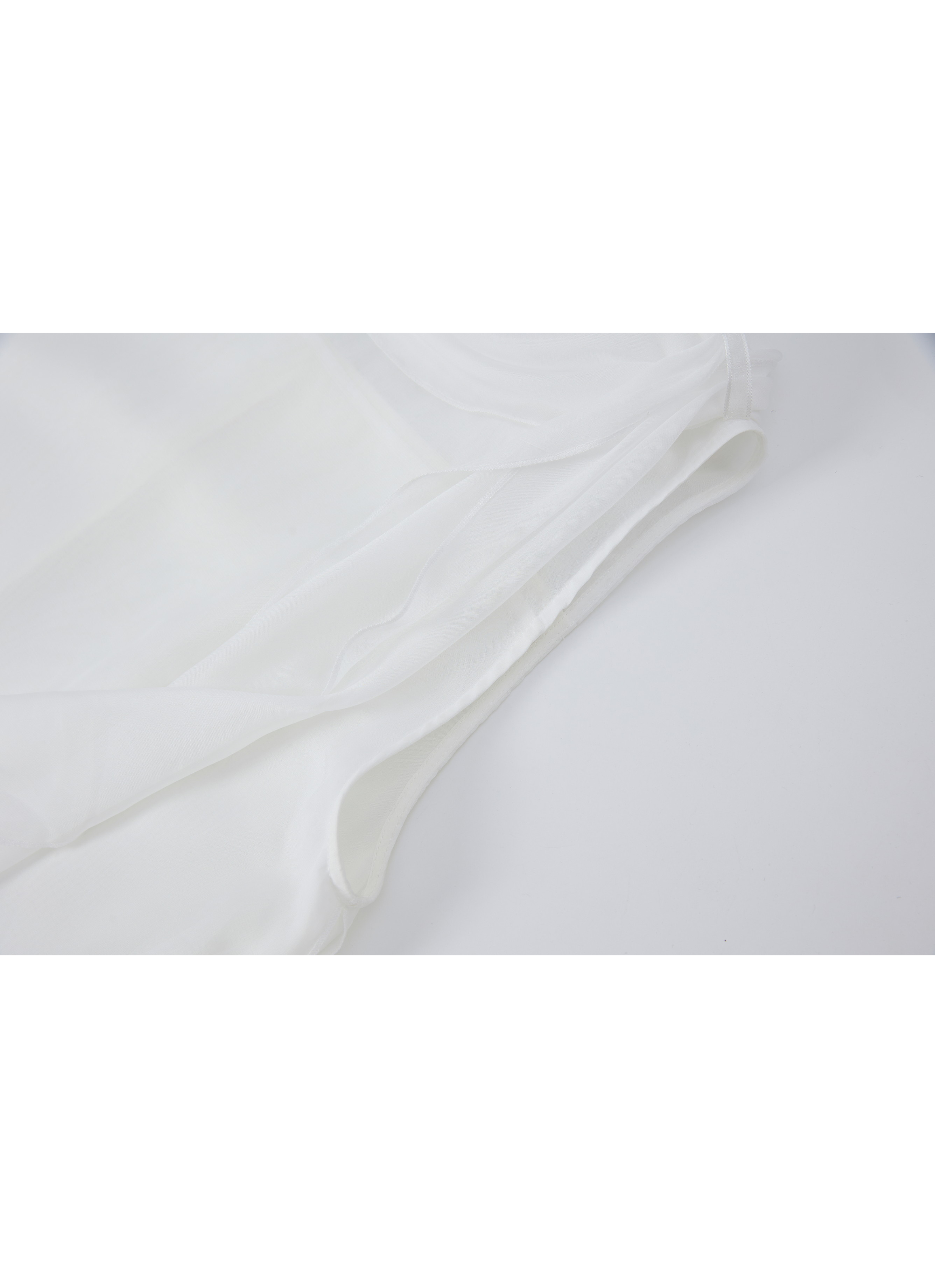 SHEER VEIL LAYERED DRESS