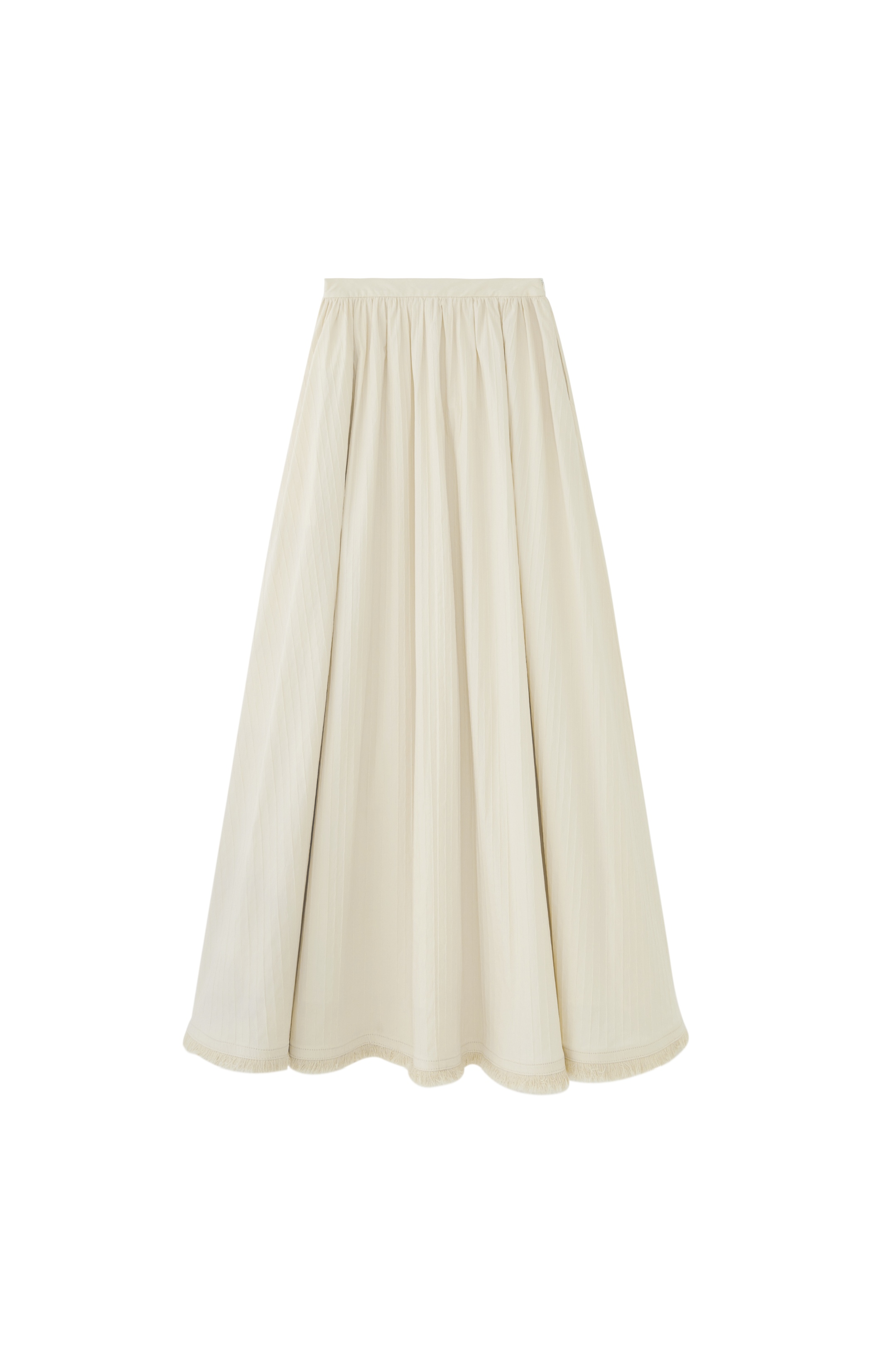 HEM FRINGE WAFFLE SKIRT / ヘムフリンジワッフルスカート