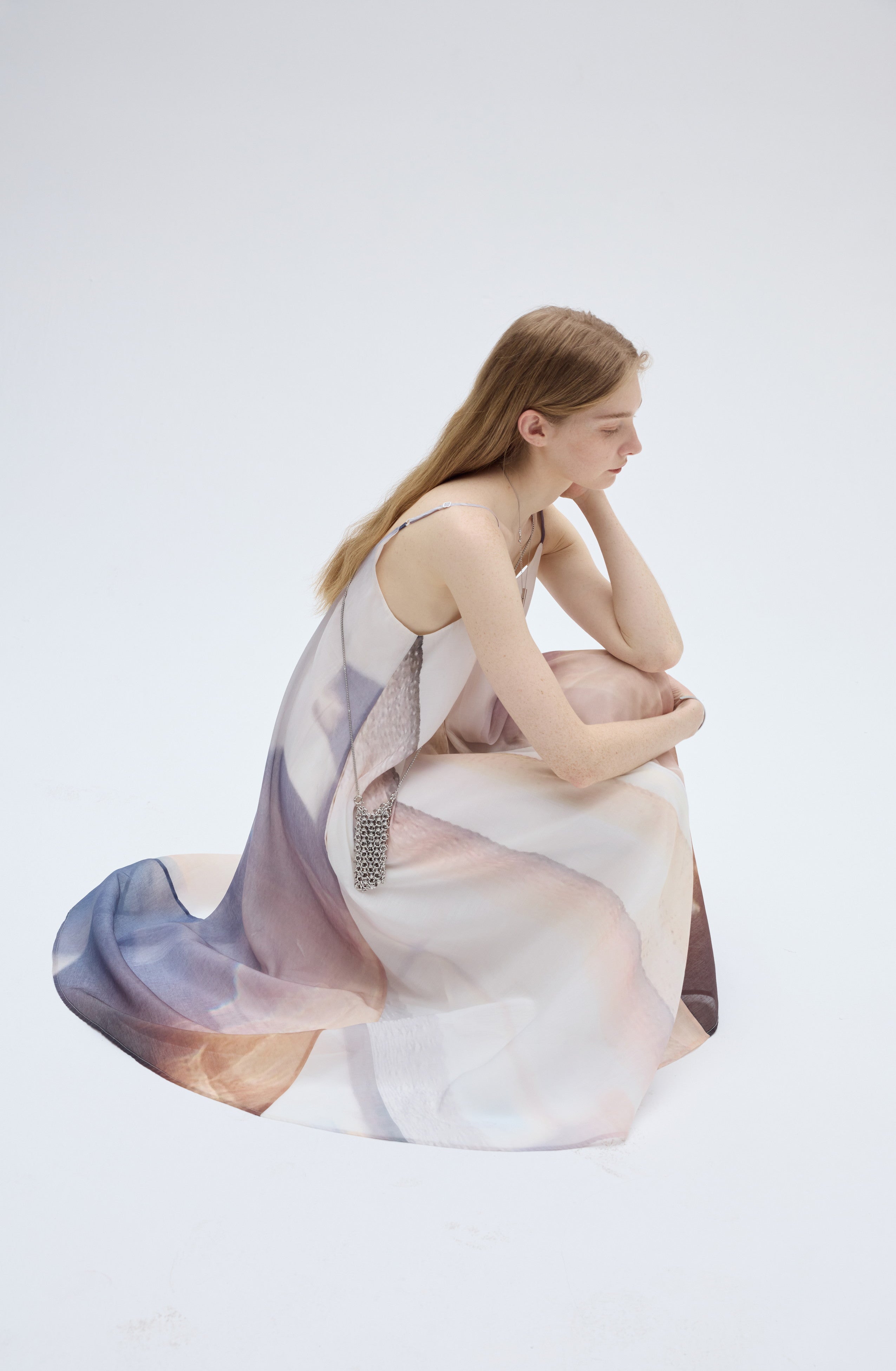 WATERCOLOR GRADATION DRESS / 水彩グラデーションワンピース