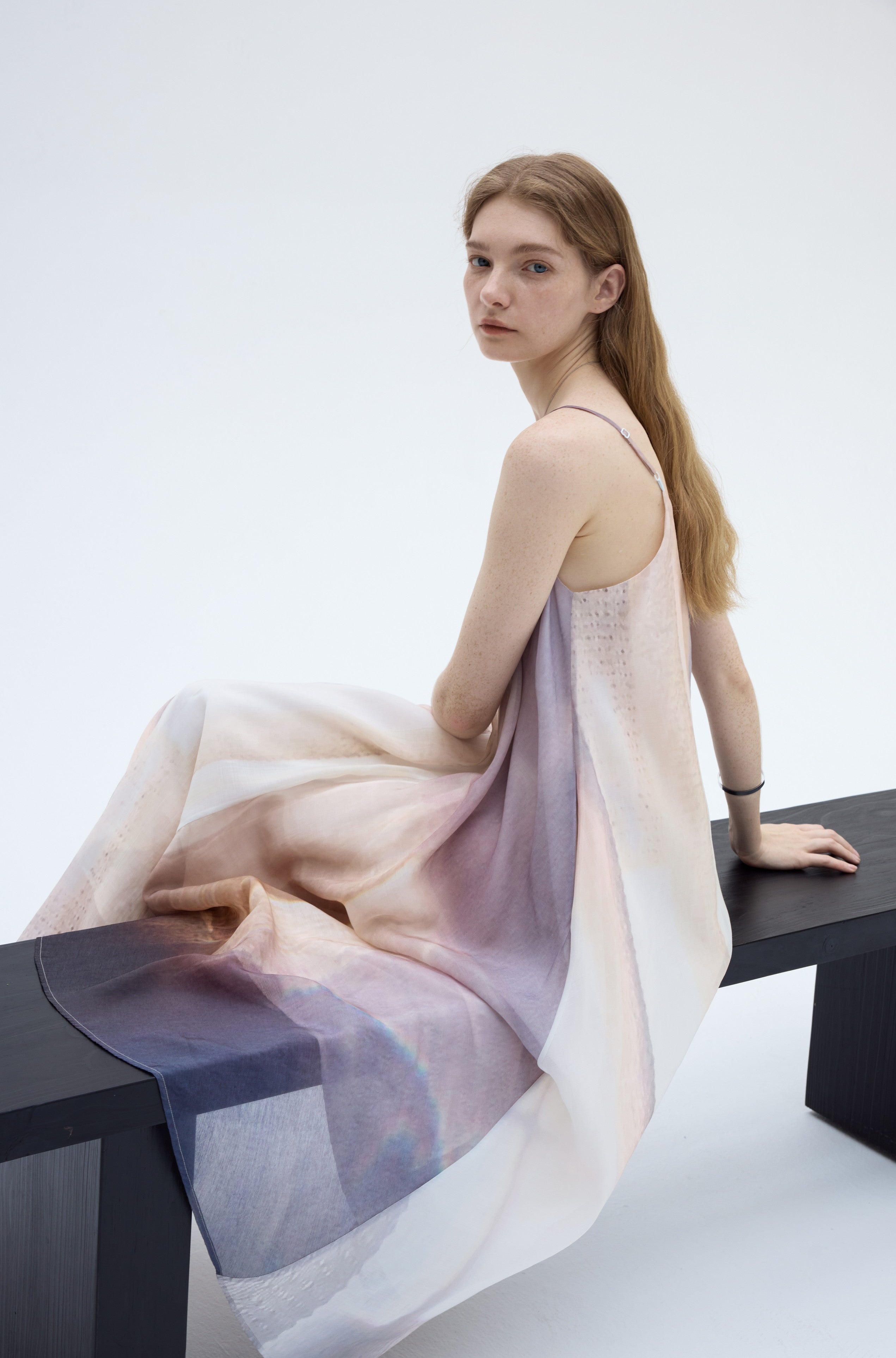 WATERCOLOR GRADATION DRESS / 水彩グラデーションワンピース