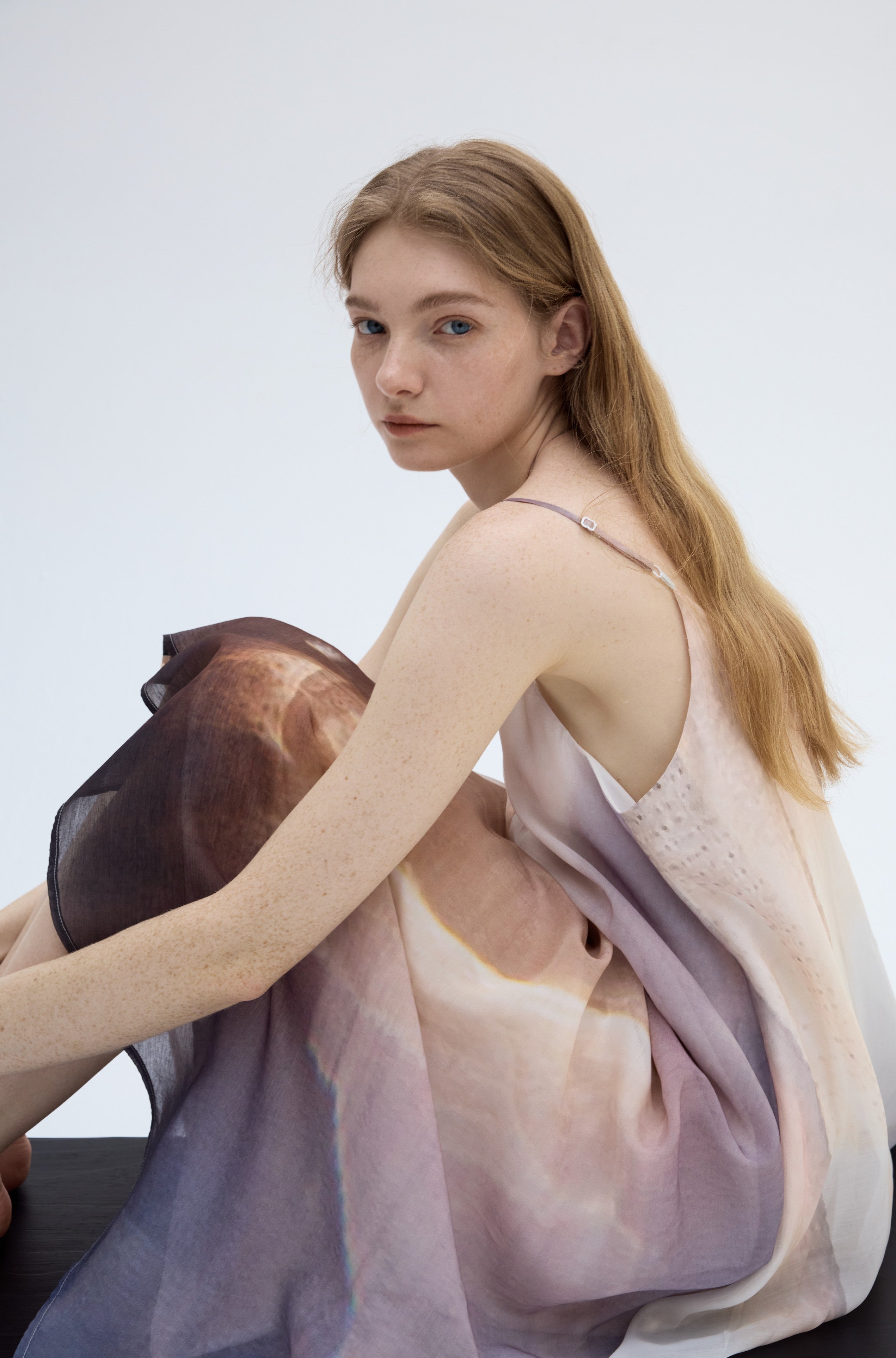 WATERCOLOR GRADATION DRESS / 水彩グラデーションワンピース