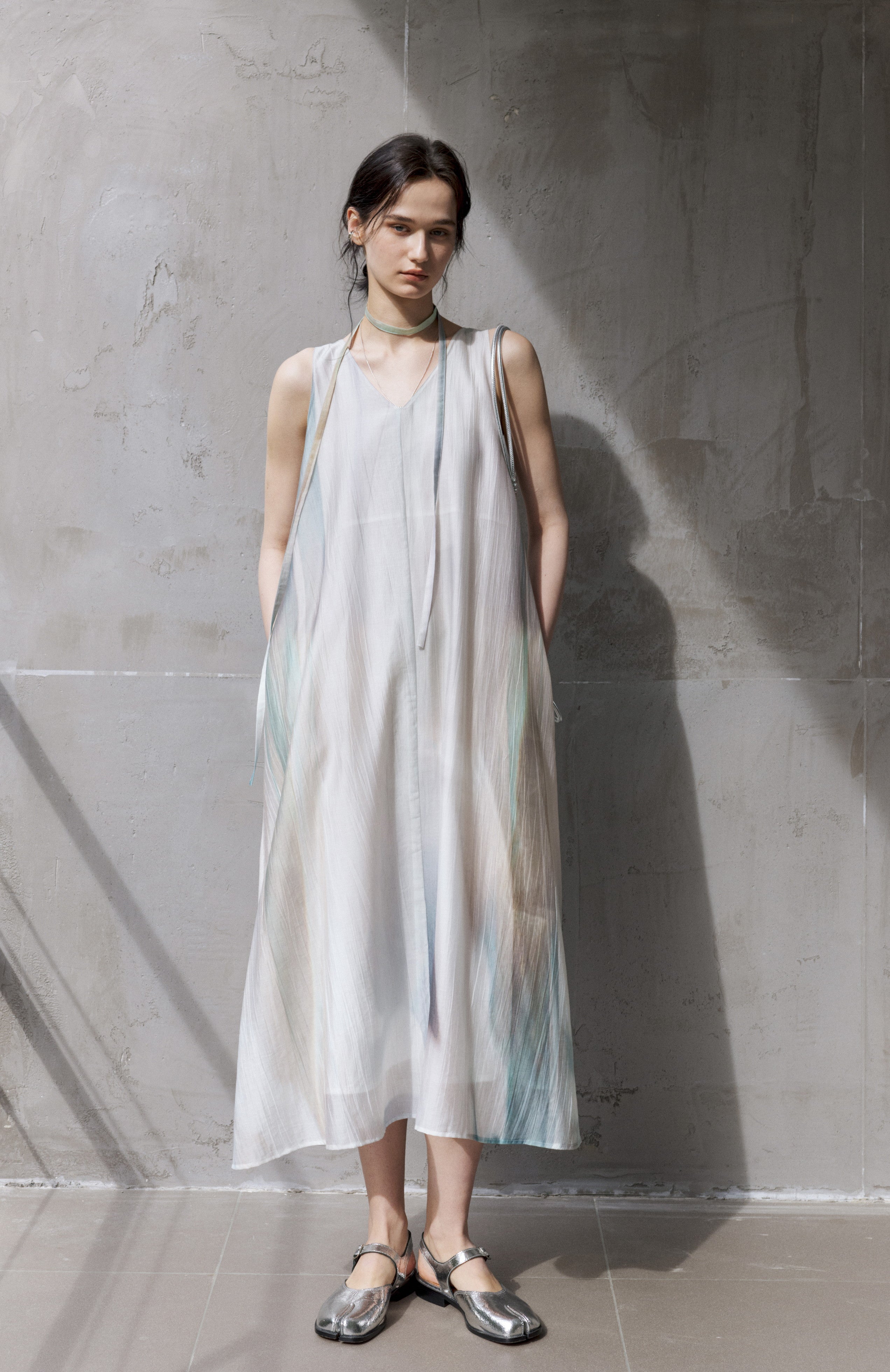 WATERCOLOR DESIGN DRESS / ウォーターカラーデザインワンピース