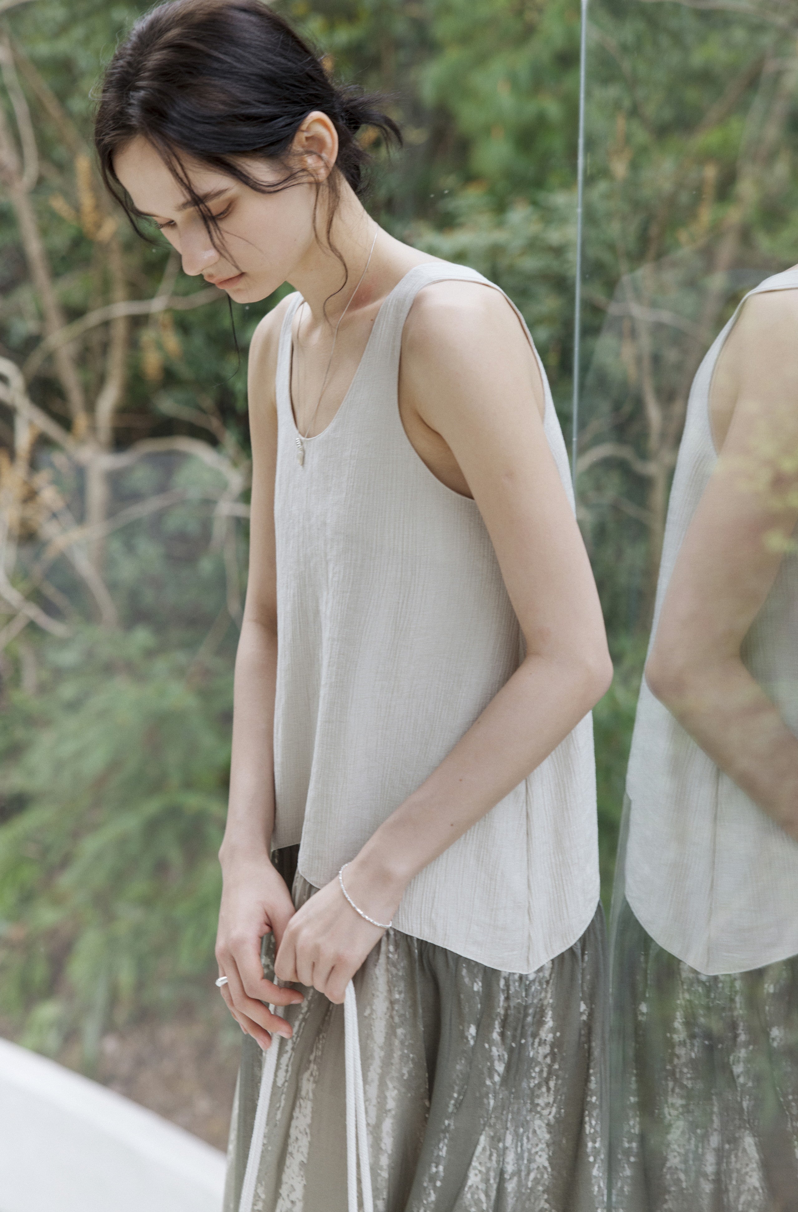 LIGHT SHADOW DOCKING DRESS