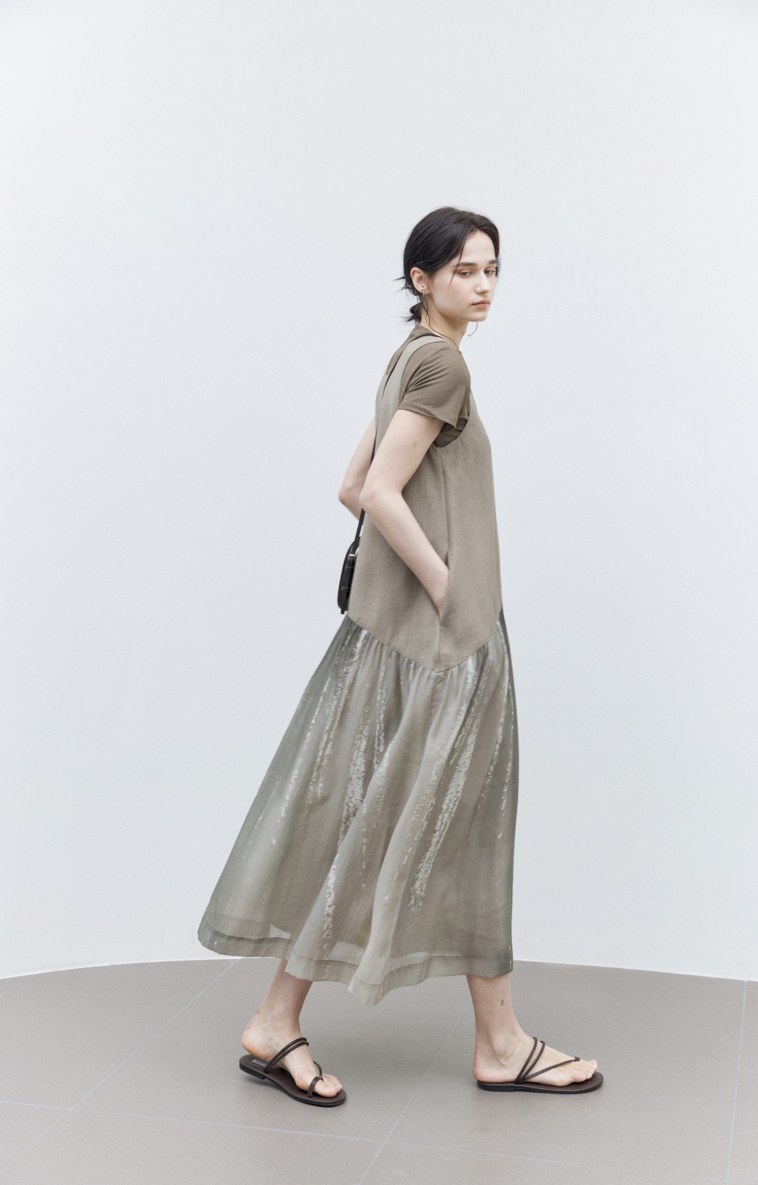 LIGHT SHADOW DOCKING DRESS