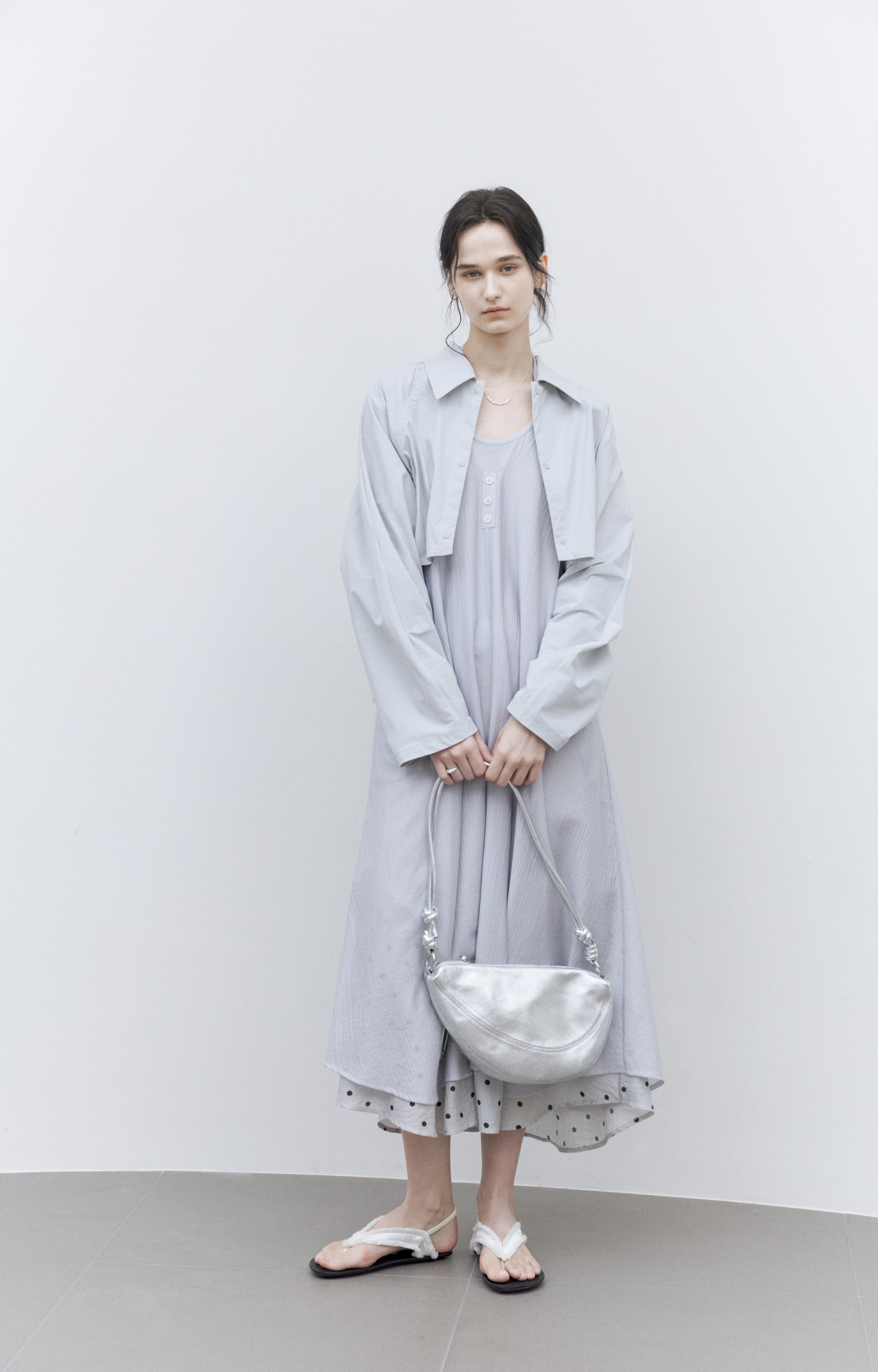 UV CUT BACK DRAWSTRING SHIRT