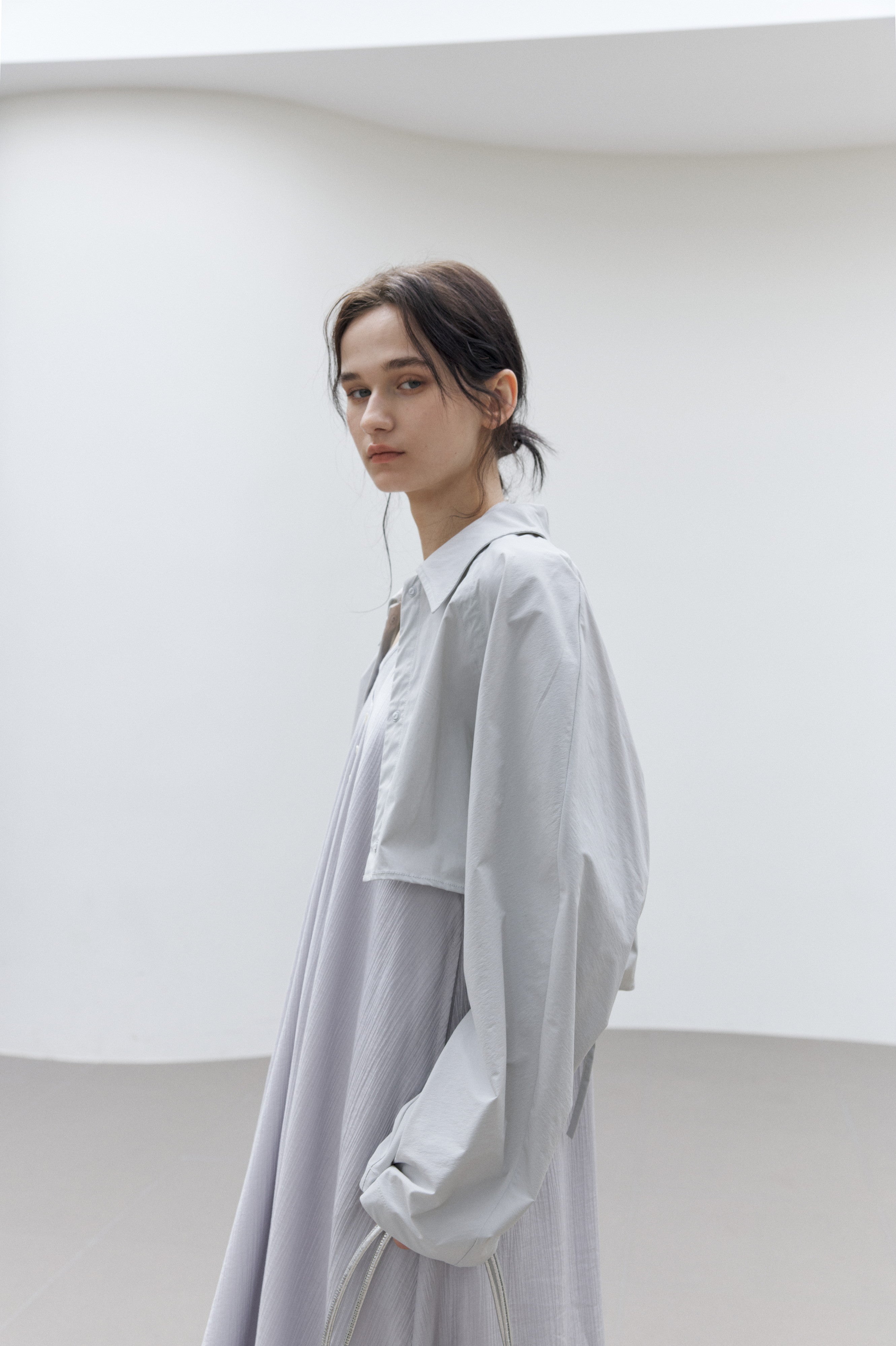 UV CUT BACK DRAWSTRING SHIRT / UVカットバックドローストリングシャツ