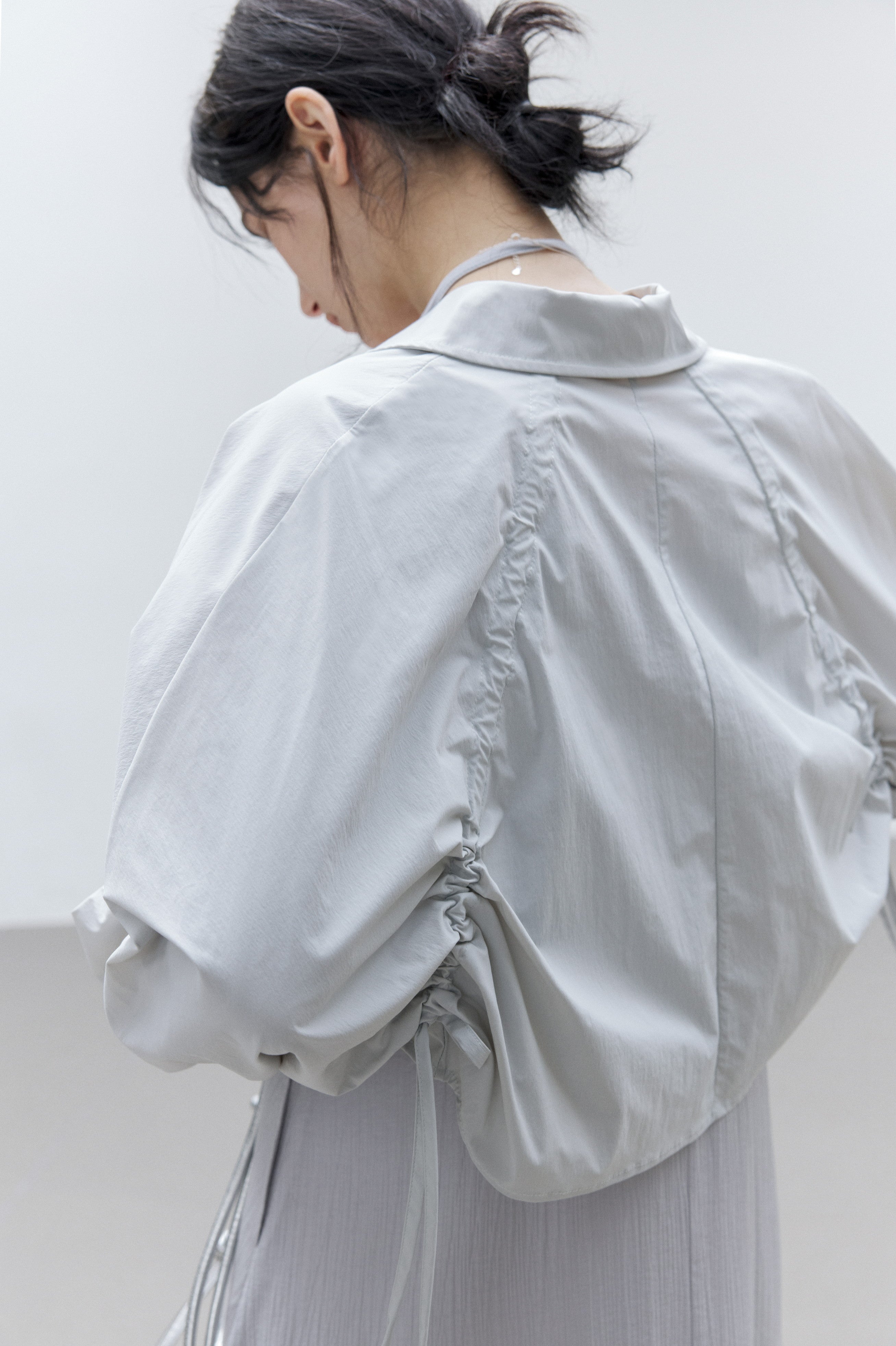 UV CUT BACK DRAWSTRING SHIRT / UVカットバックドローストリングシャツ