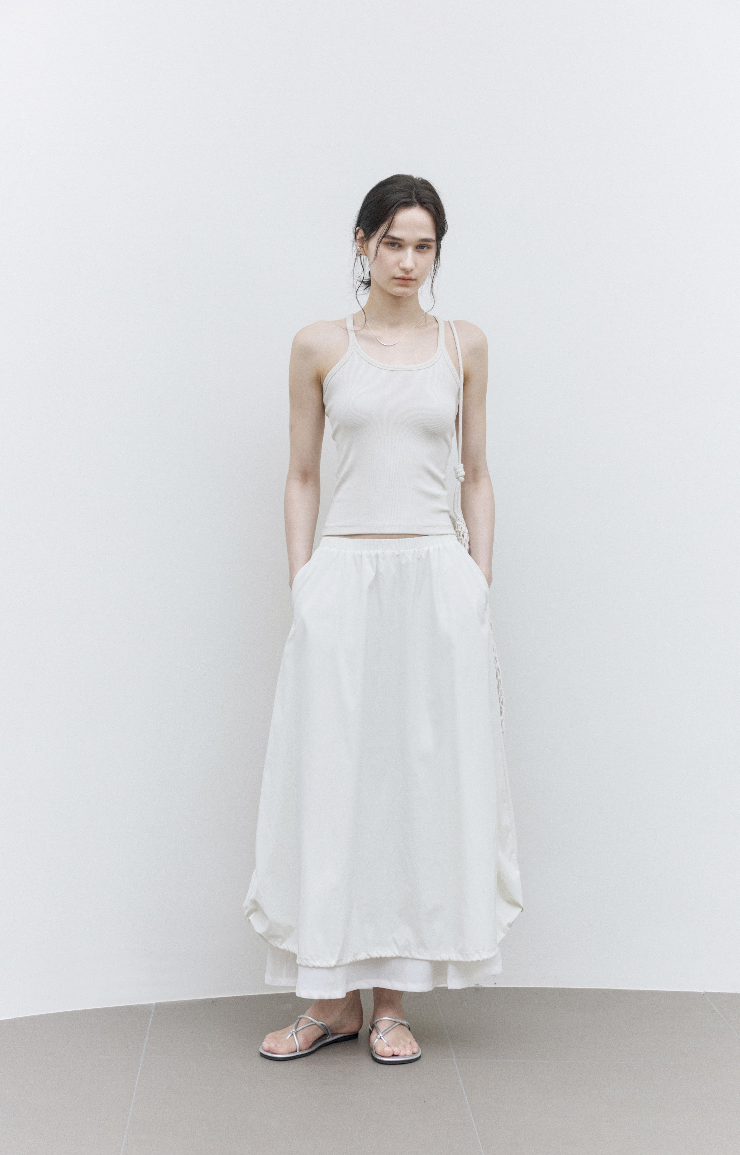 UV CUT FLARE BALLOON SKIRT / UVカットフレアバルーンスカート