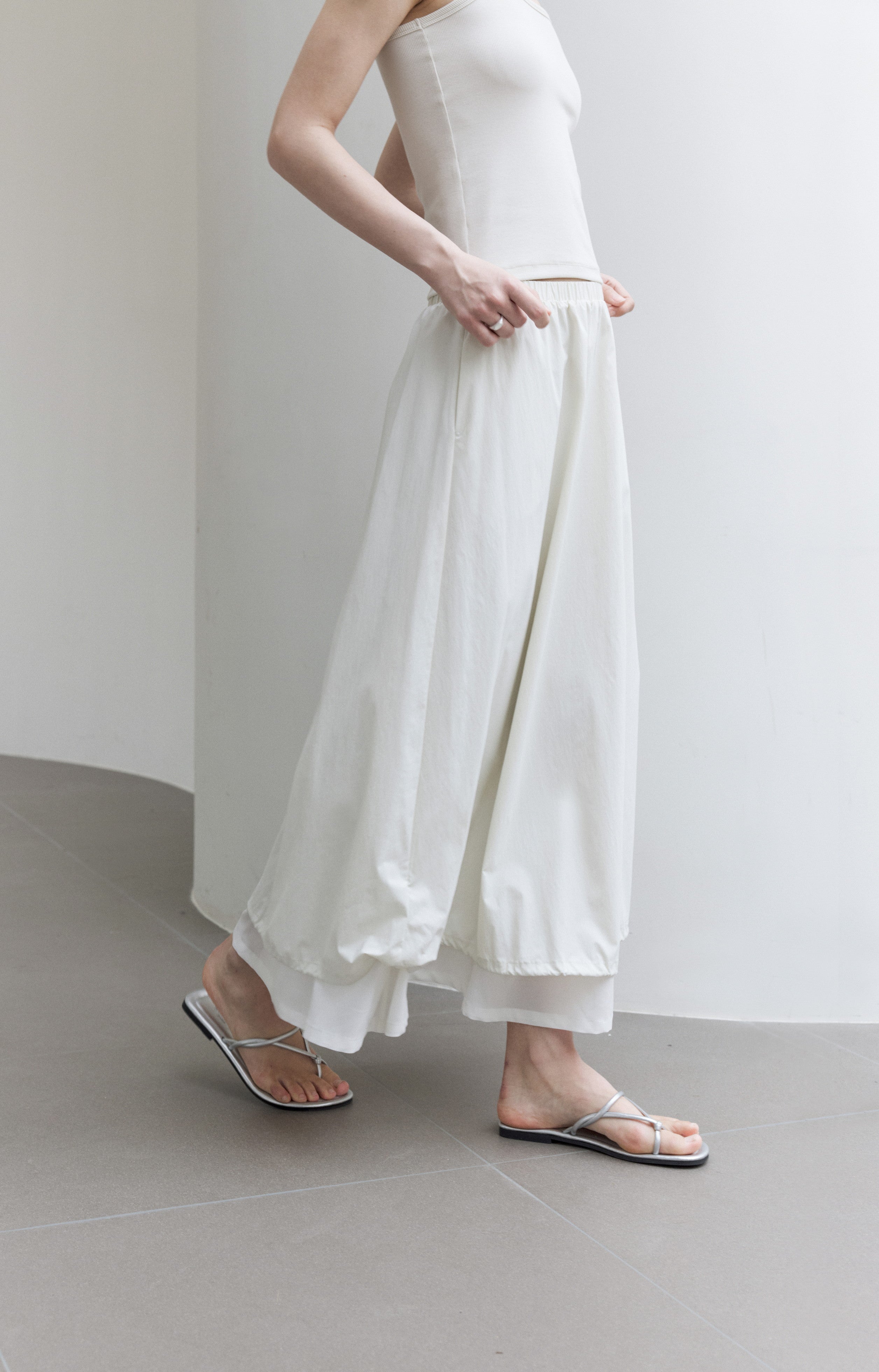 UV CUT FLARE BALLOON SKIRT / UVカットフレアバルーンスカート