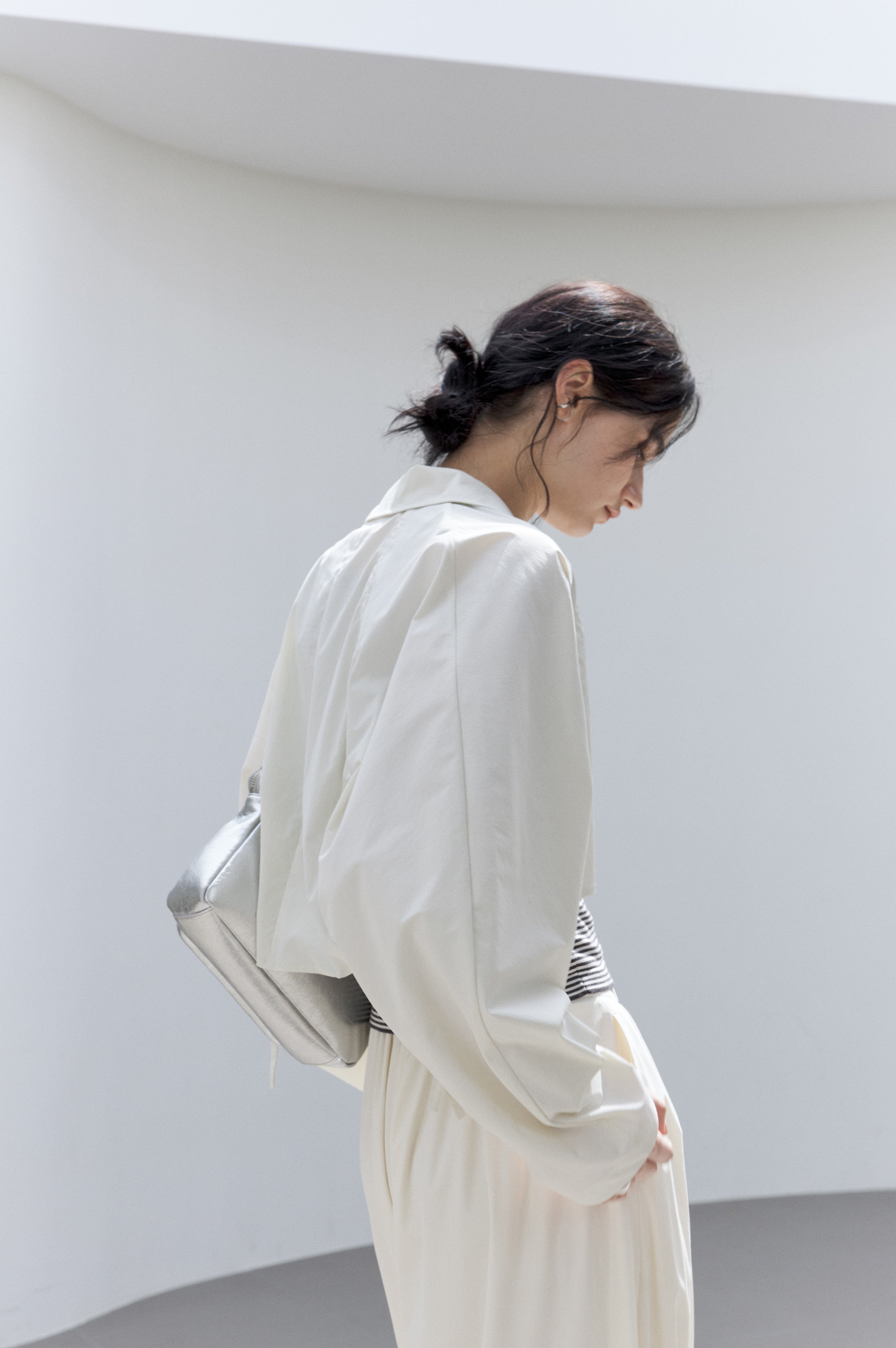 UV CUT BACK DRAWSTRING SHIRT