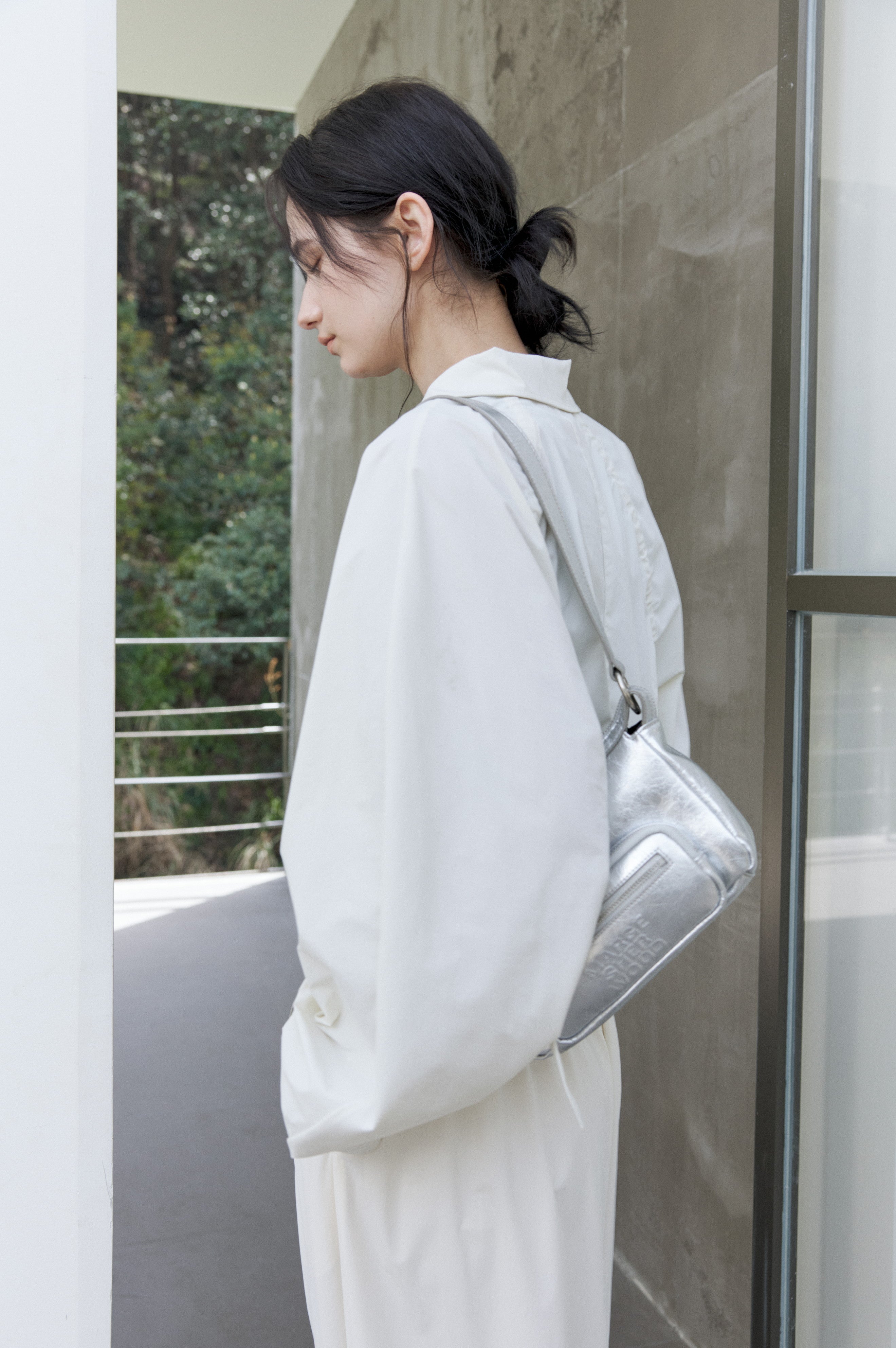 UV CUT BACK DRAWSTRING SHIRT