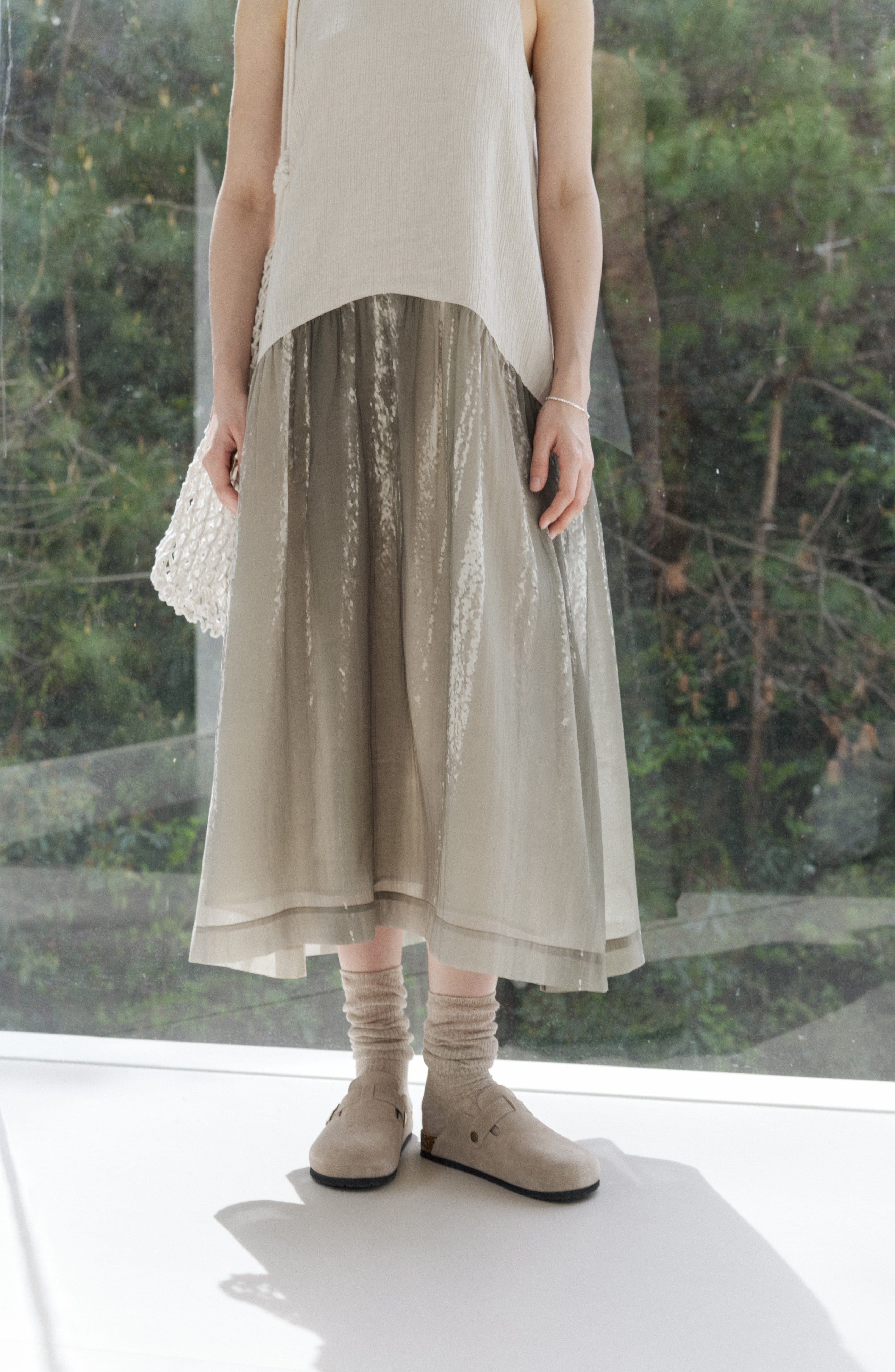 LIGHT SHADOW DOCKING DRESS