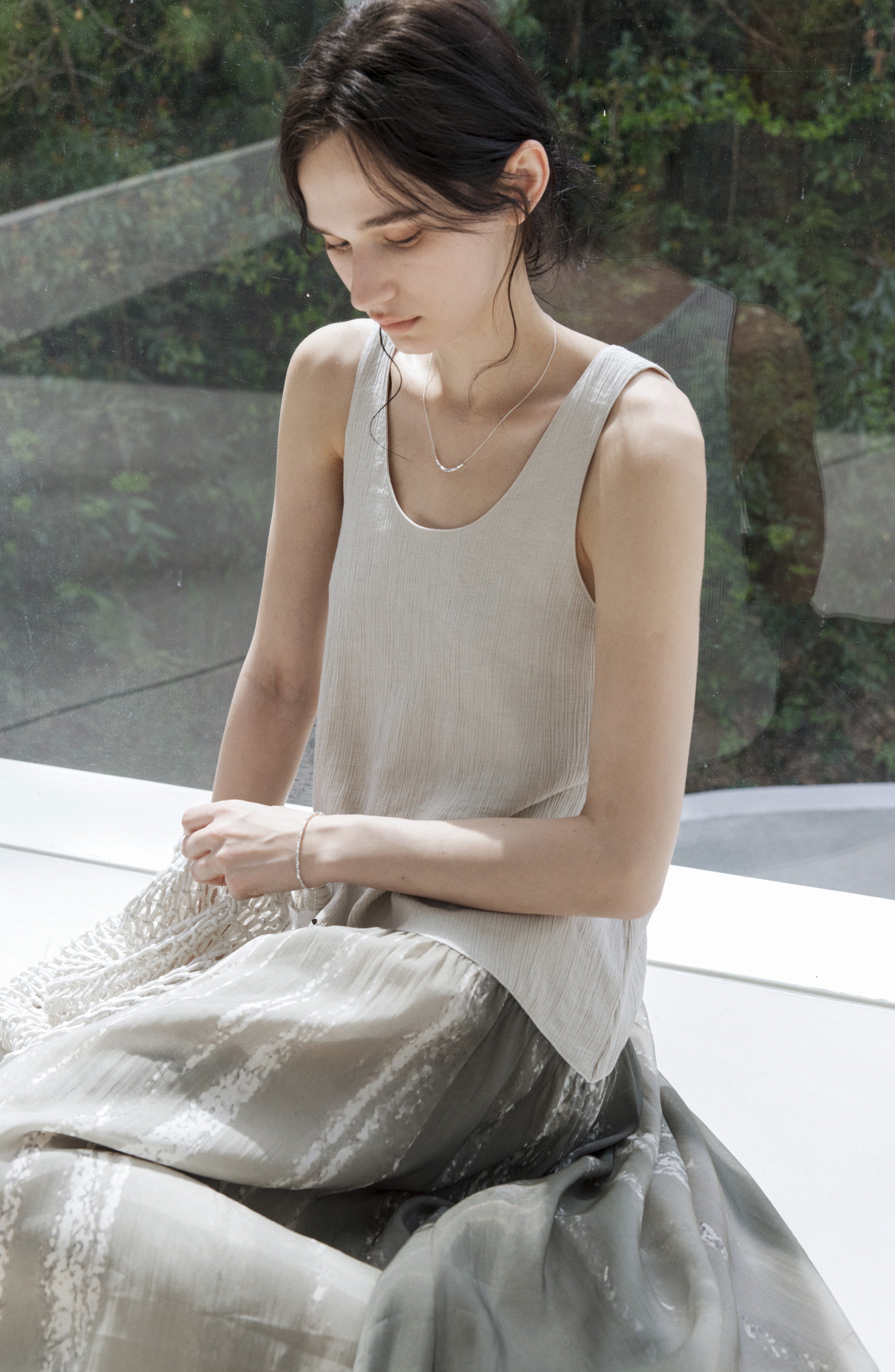 LIGHT SHADOW DOCKING DRESS