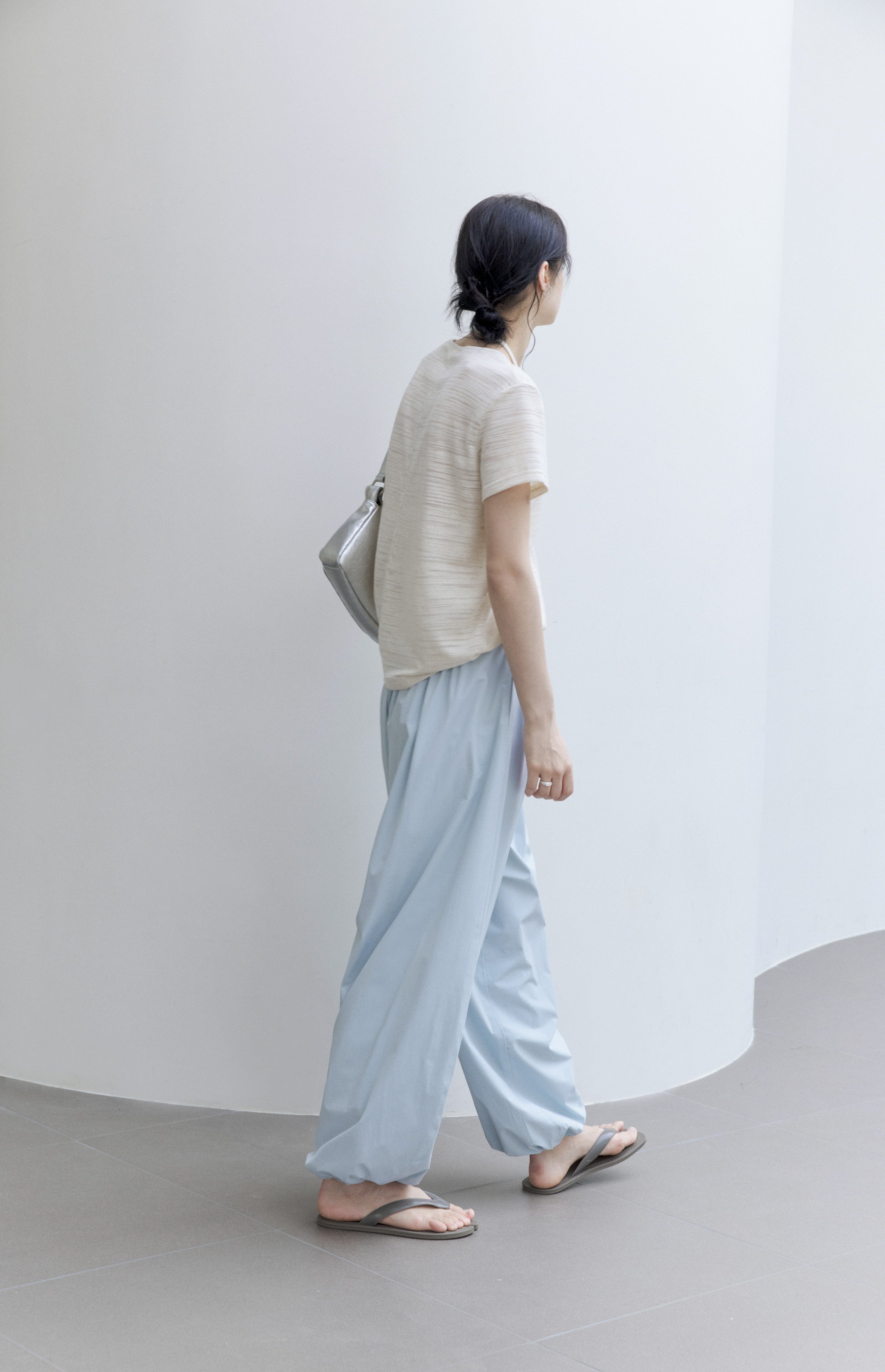 UV CUT SMOOTH SAROUEL PANTS/UV 컷 부드러운 사루엘 팬츠