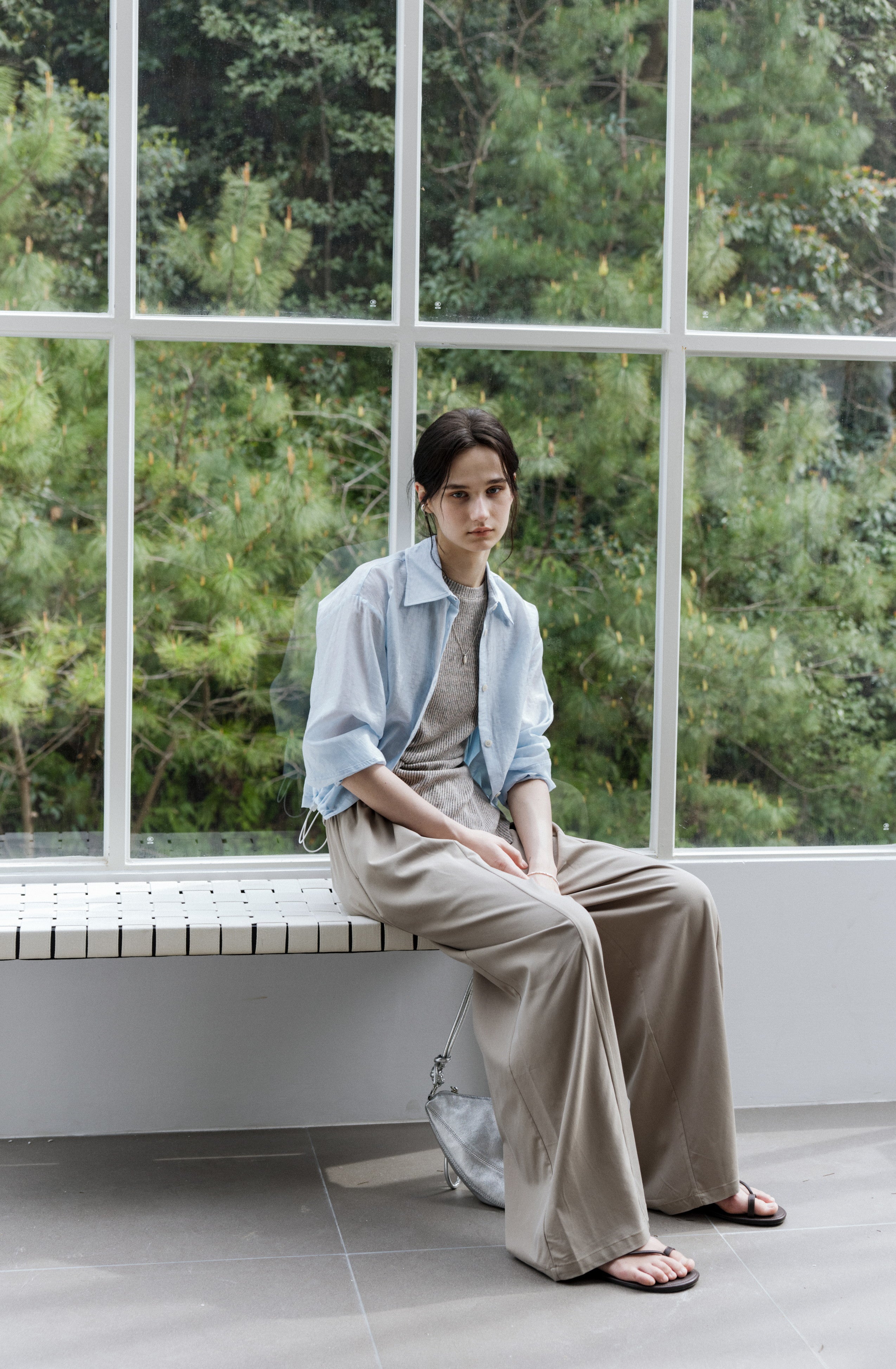 DRAPE TUCK WIDE PANTS / ドレープタックワイドパンツ