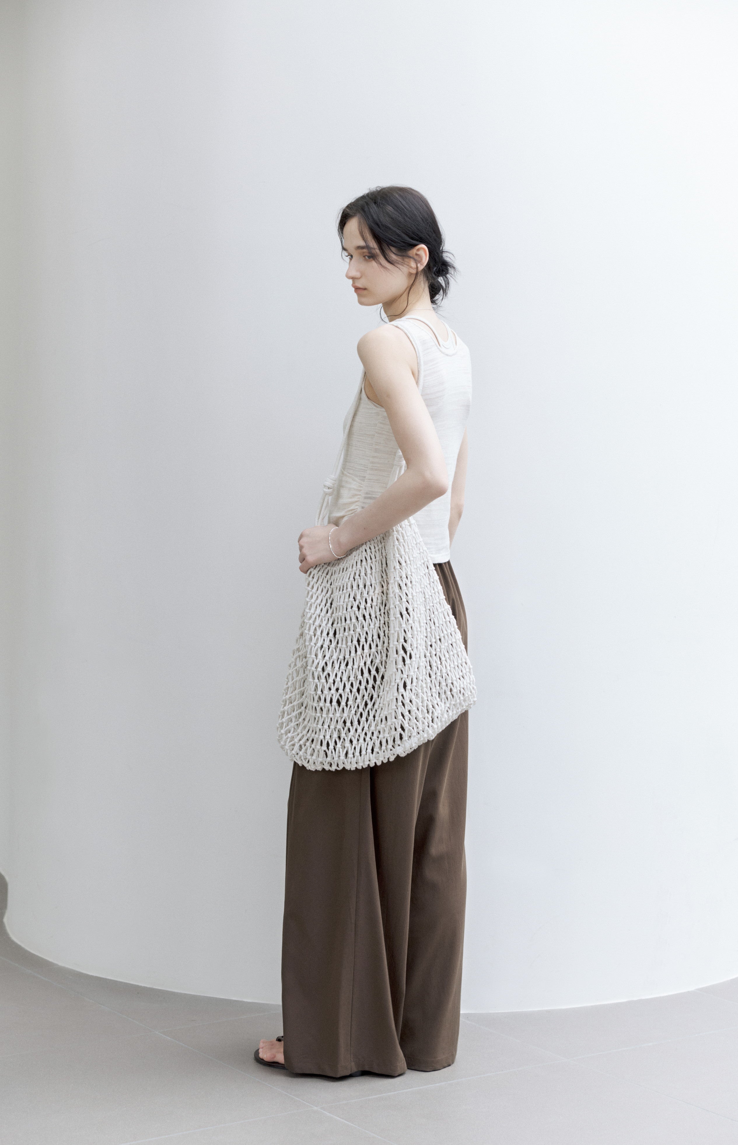 GATHERE LAYERED TANK TOP / ギャザーレイヤードタンクトップ