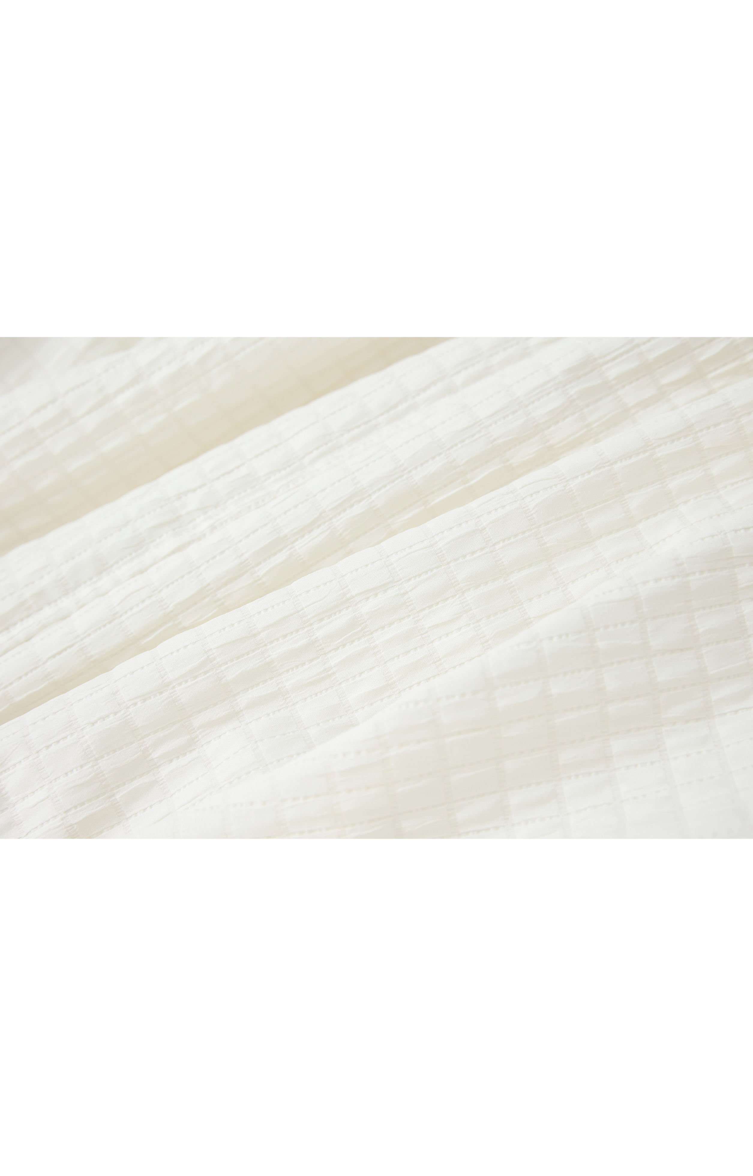 JACQUARD GRID BALLOON BLOUSON