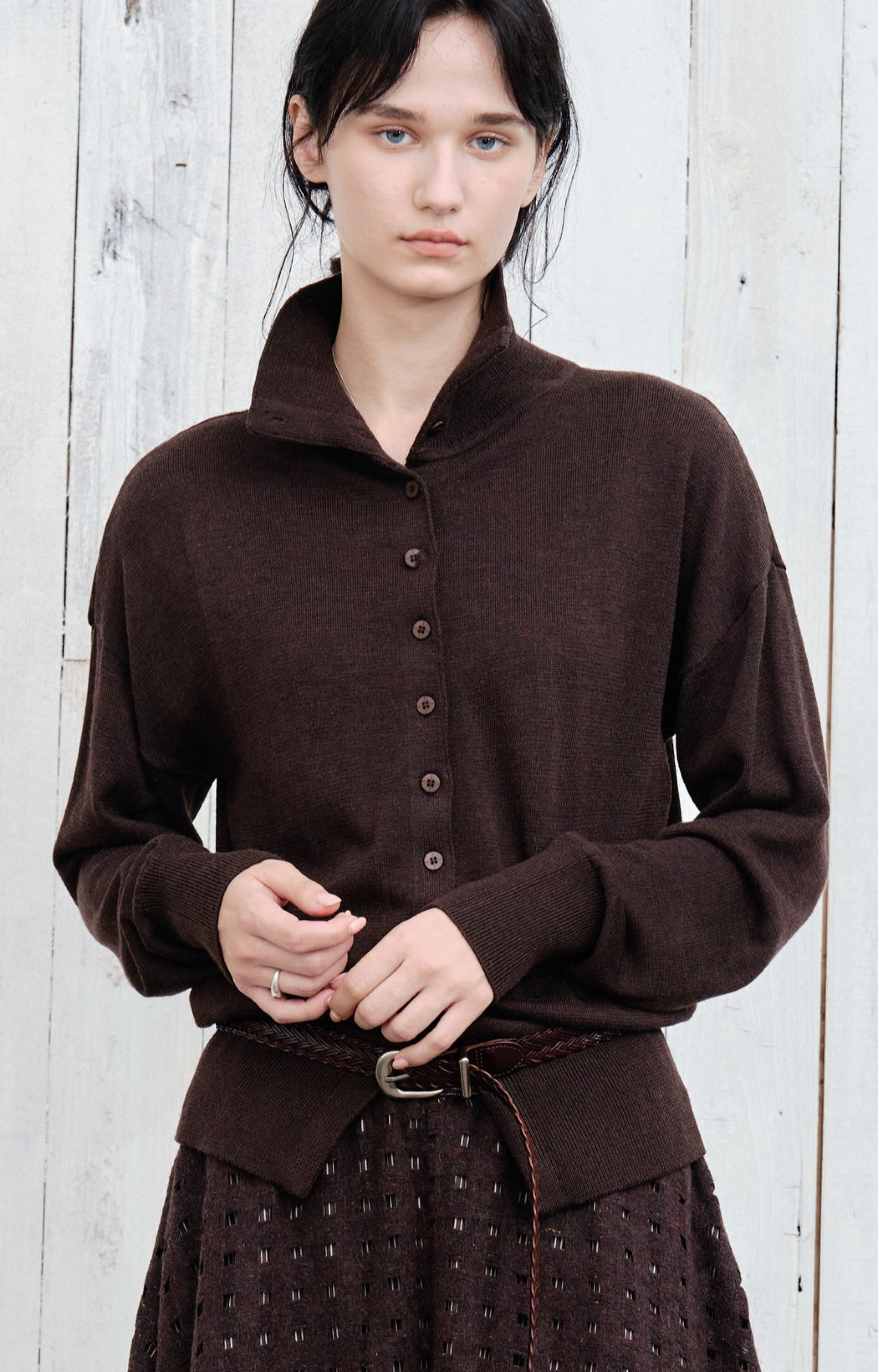 SOFT FIT TURTLE CARDIGAN / ソフトフィットタートルカーディガン