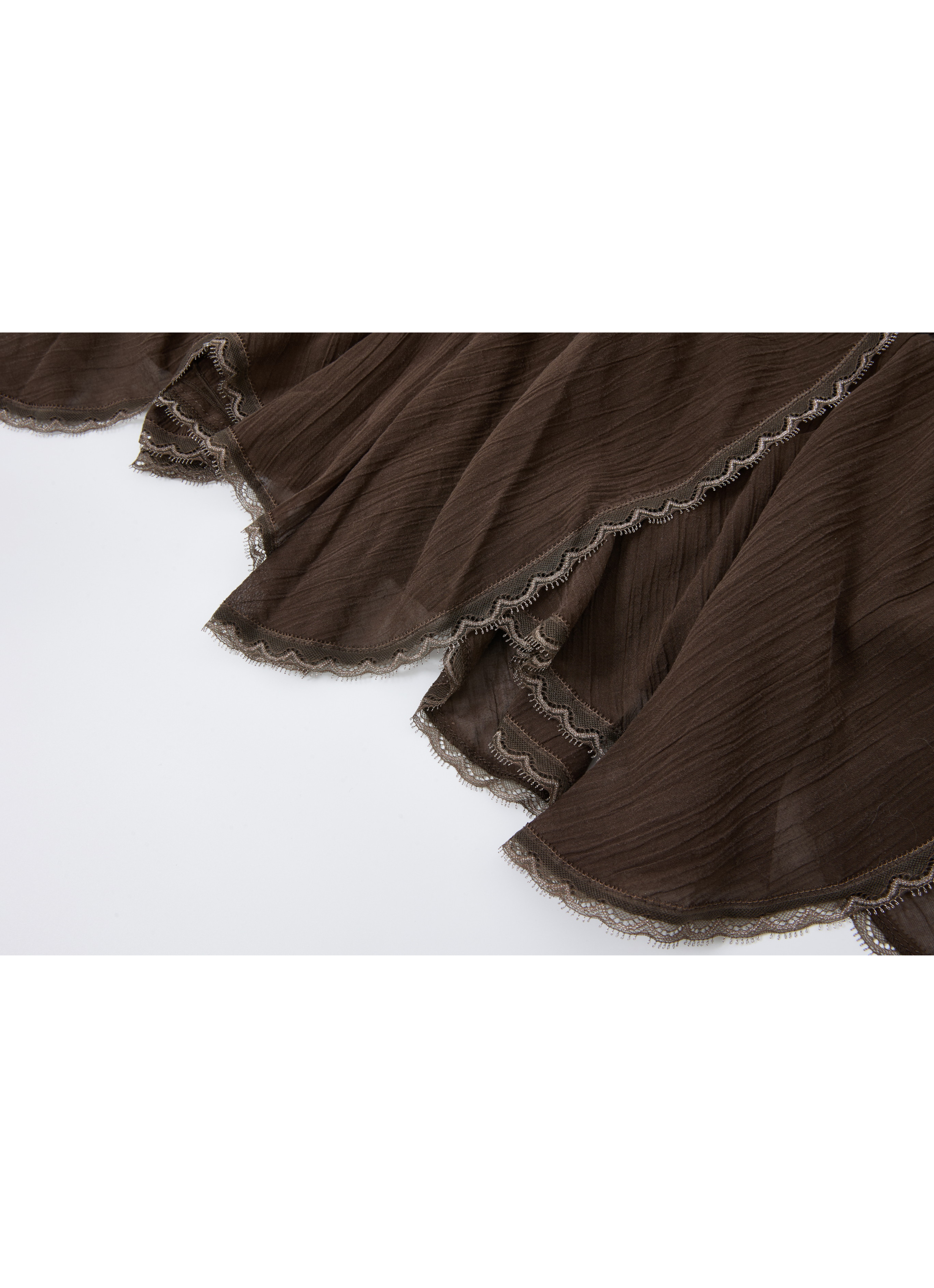 FRILL LACE TIERED SKIRT