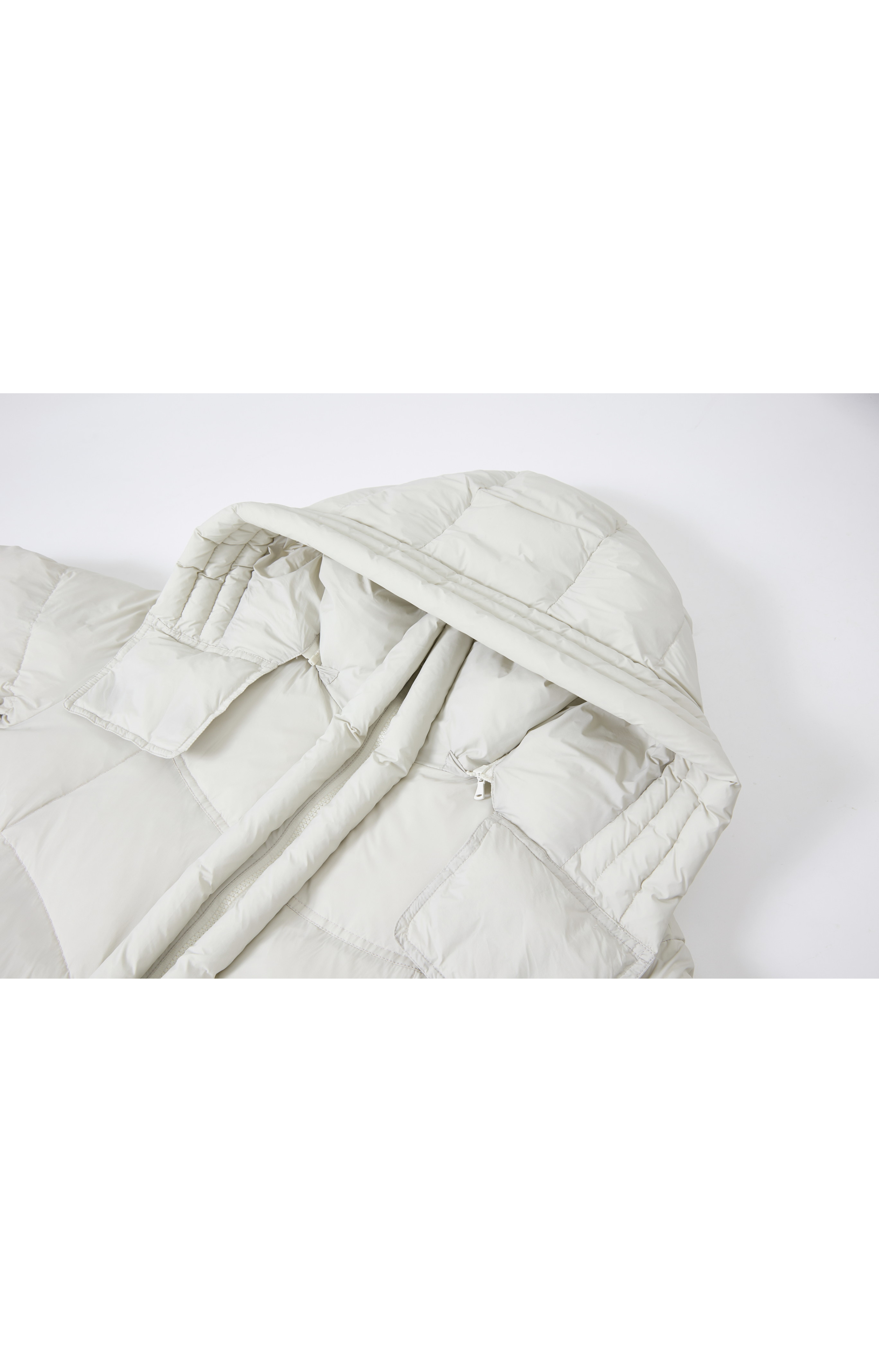 HOODED VOLUME MIDI DOWN