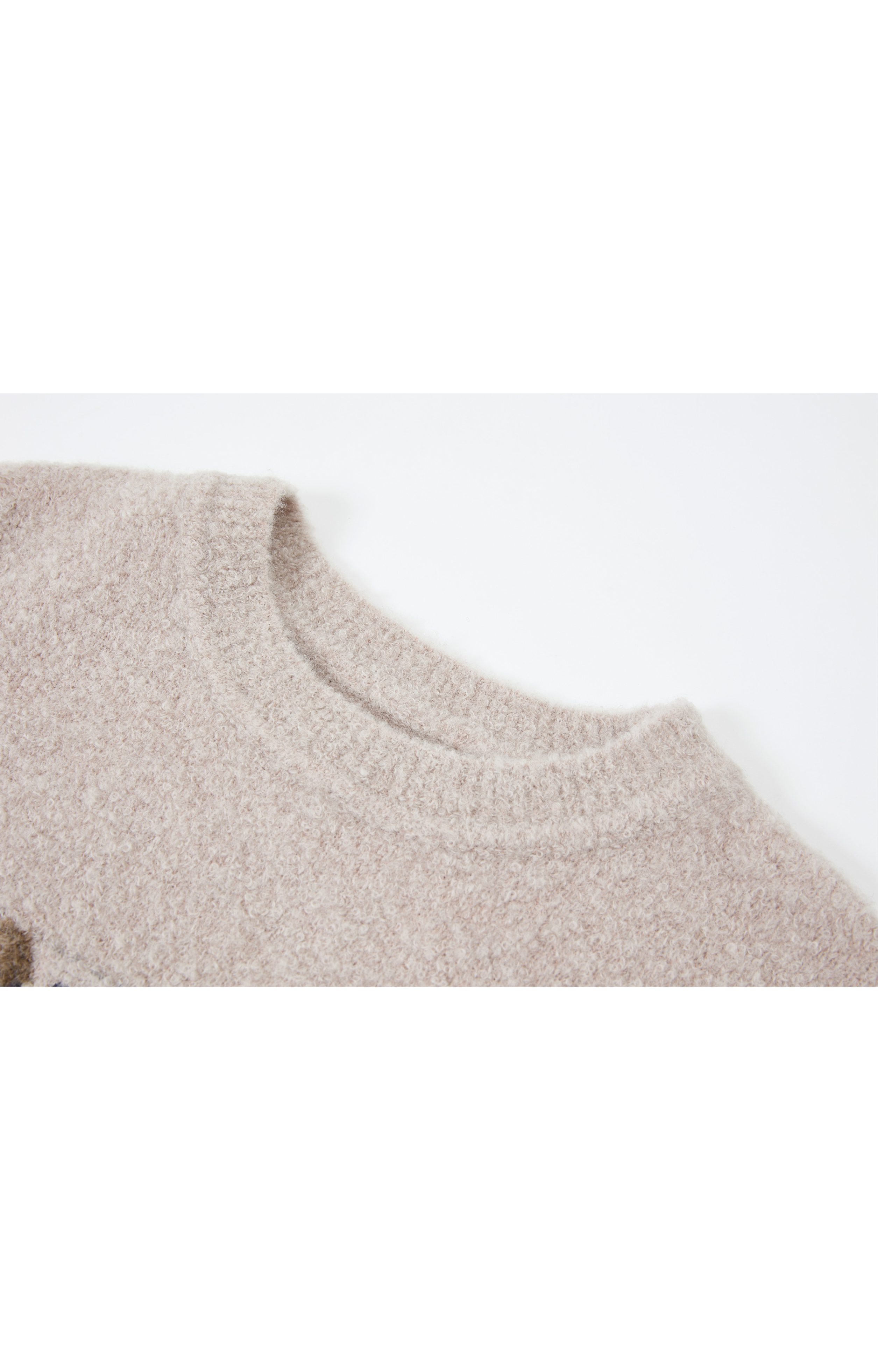 TASSEL PONY JACQUARD SWEATER / タッセルポニージャガードセーター