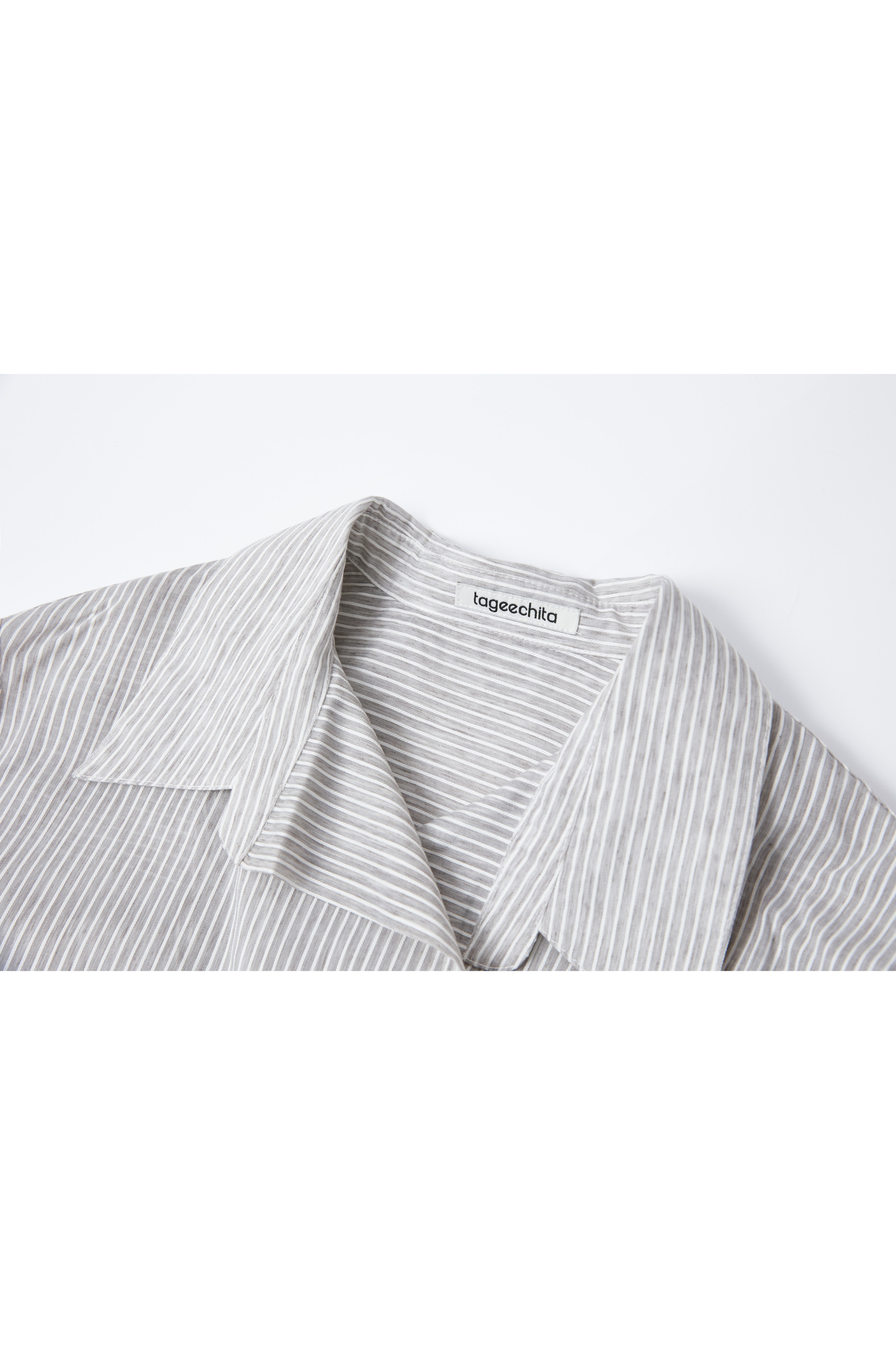 STRING MARK STRIPE SHIRT / ストリングマークストライプシャツ