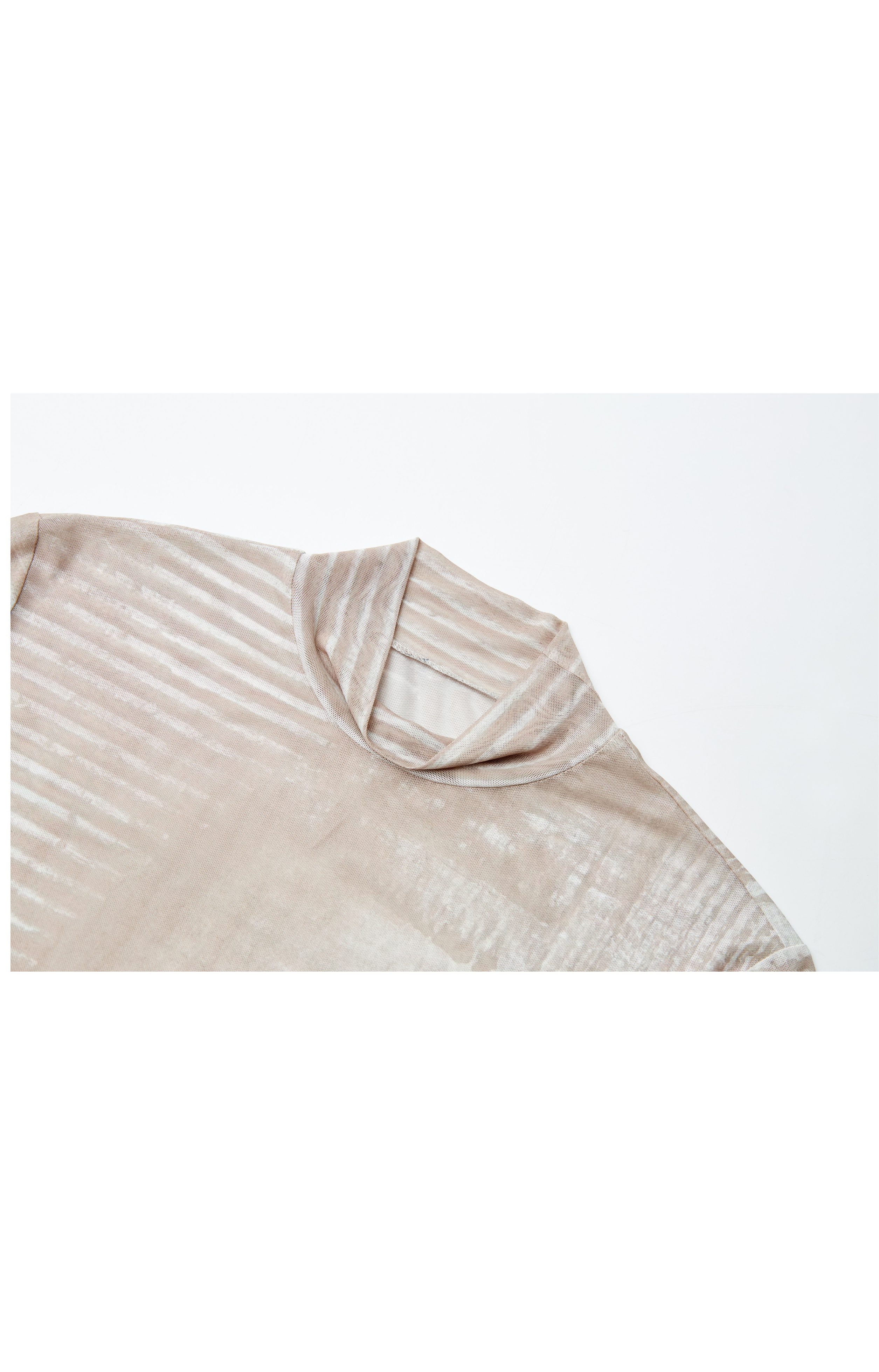 RUBBING ART SHEER TOP / ラビングアートシアートップ