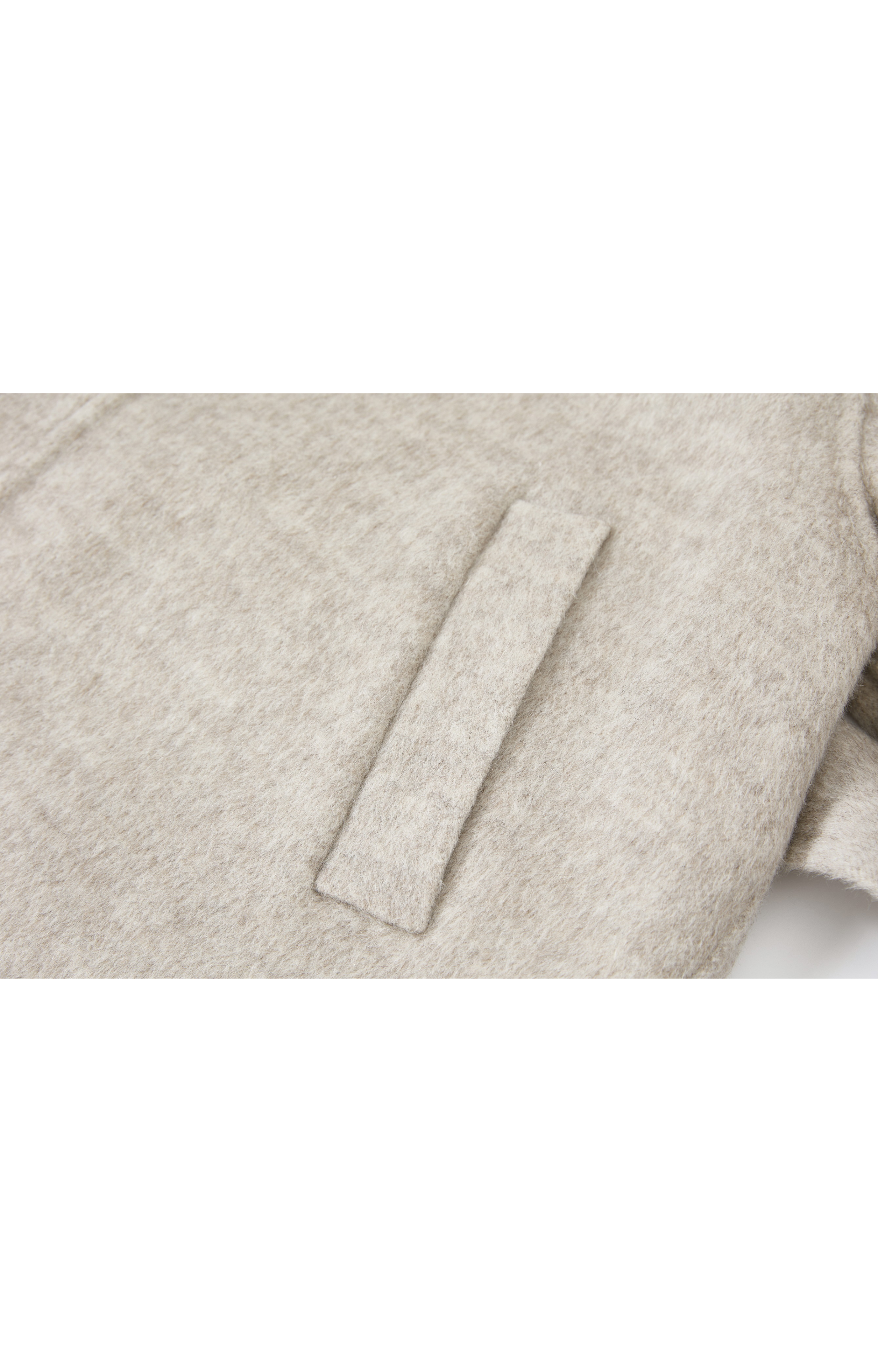 FEATHER WOOL MIDI COAT / Feather wool midi coat