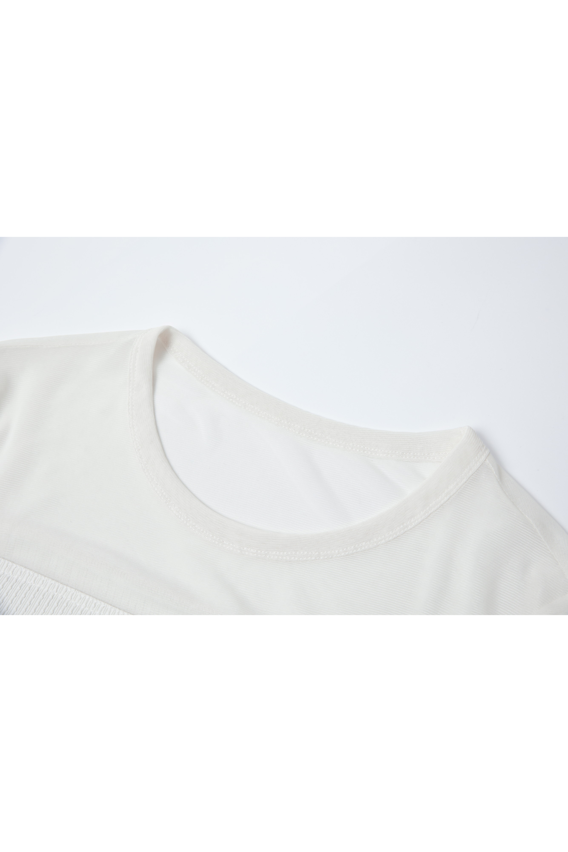PART SHEER NATURAL TOP / 파트 시어 내츄럴 톱