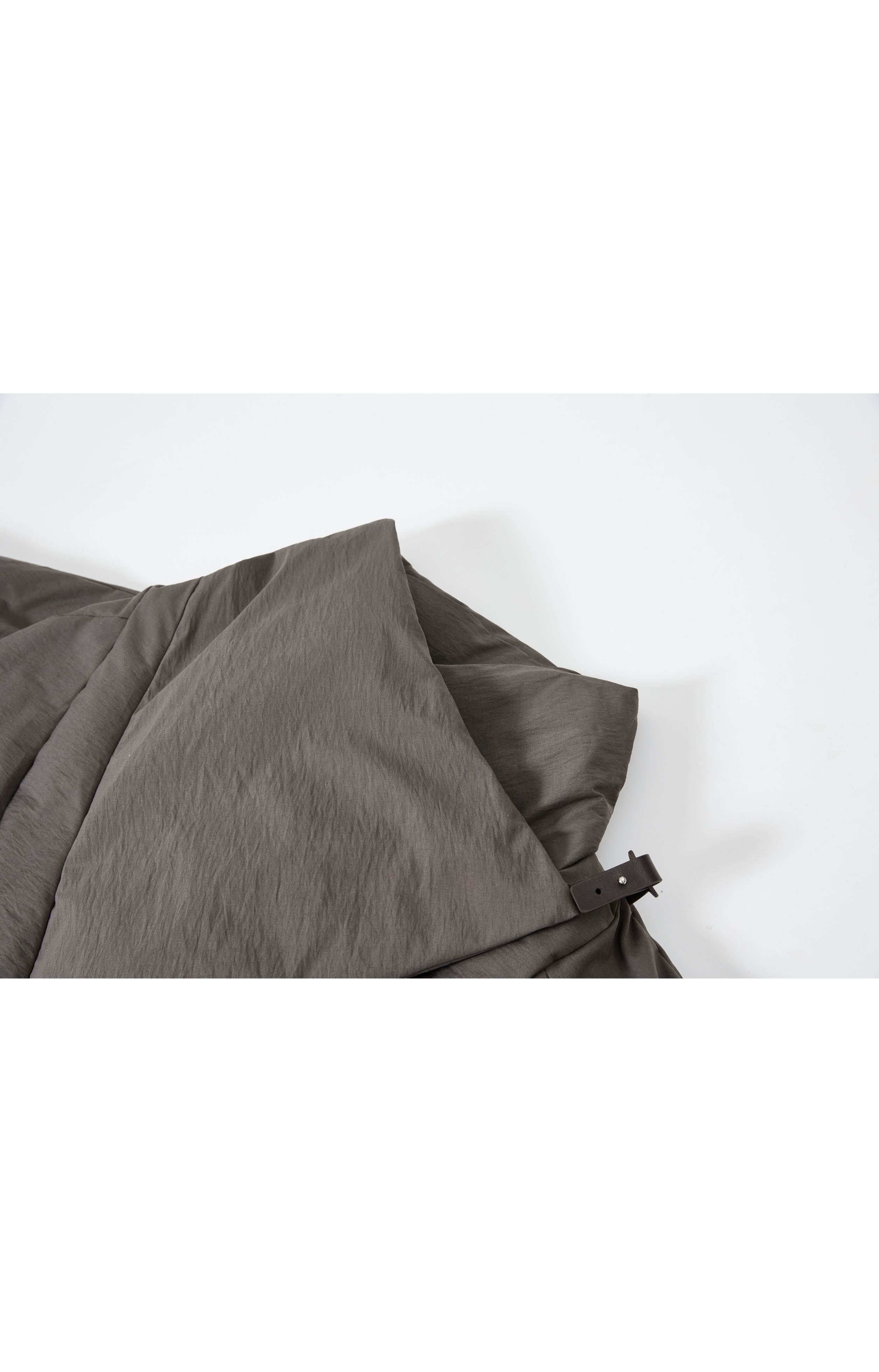 WRAP LAPEL ROUND DOWN / ラップラペルラウンドダウン