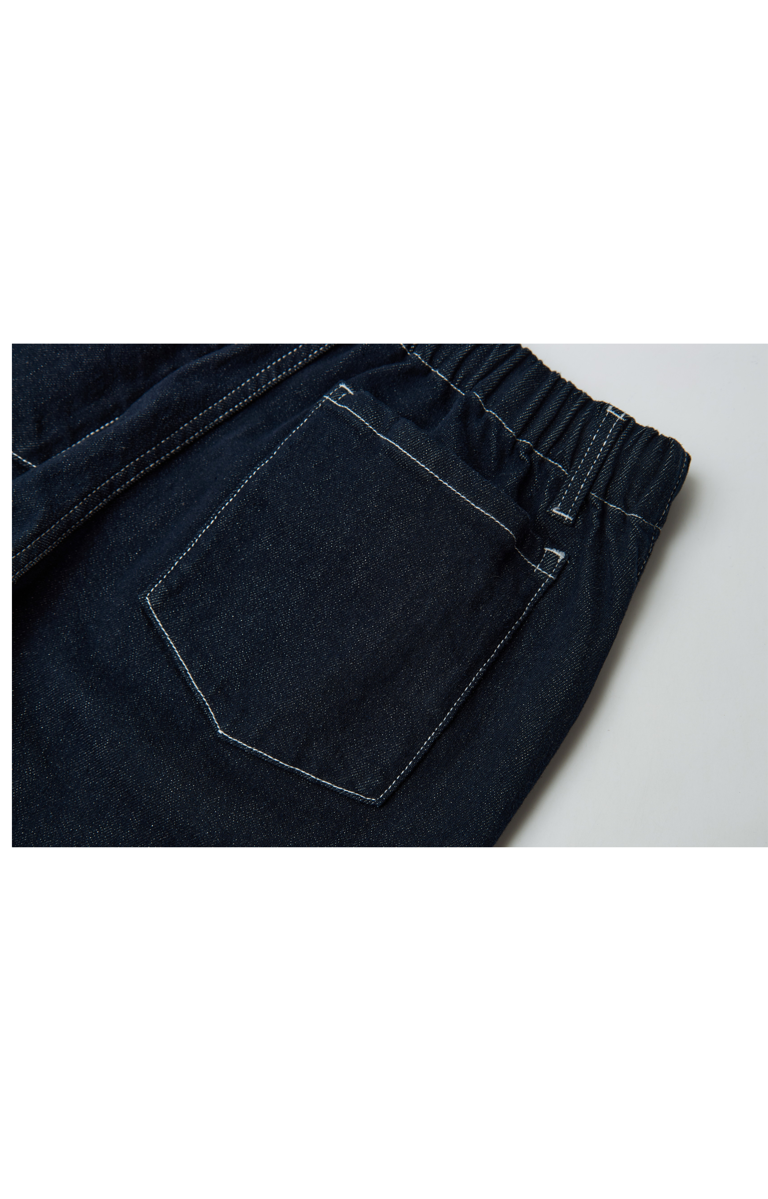 CONTRAST STITCH WIDE JEANS / 콘트라스트 스티치 와이드 청바지