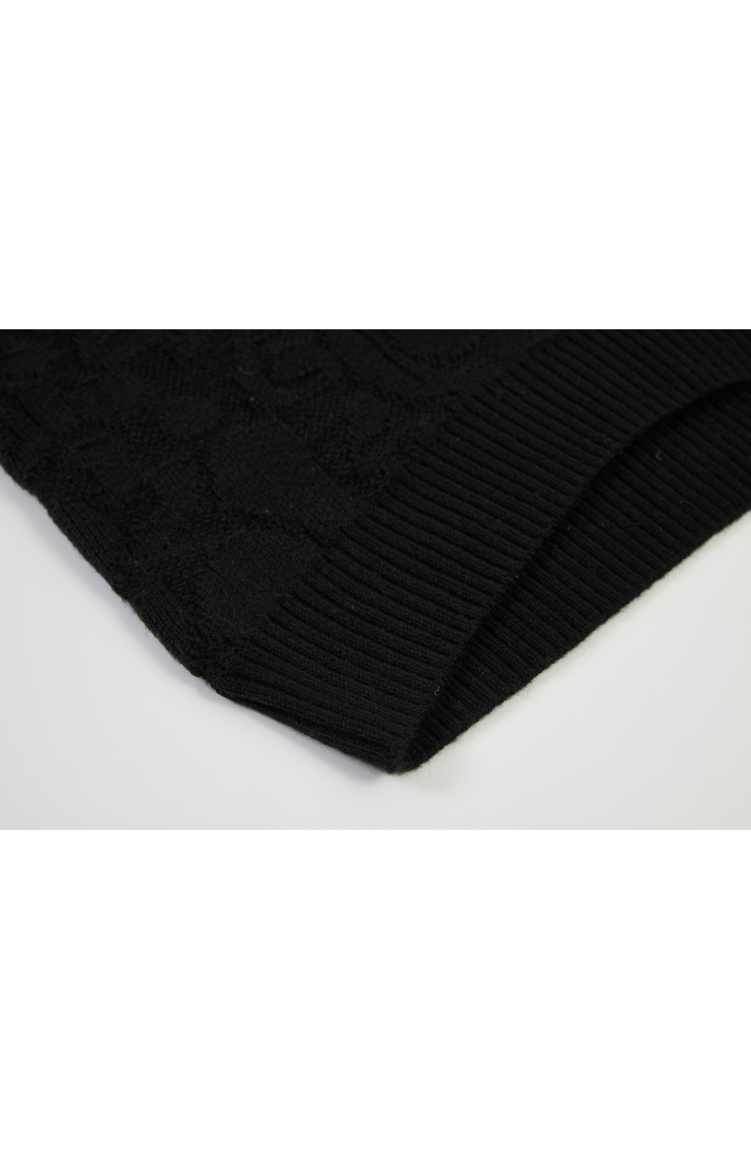 HIGH NECK SWIRL JACQUARD KNIT / ハイネックスワールジャガードニット