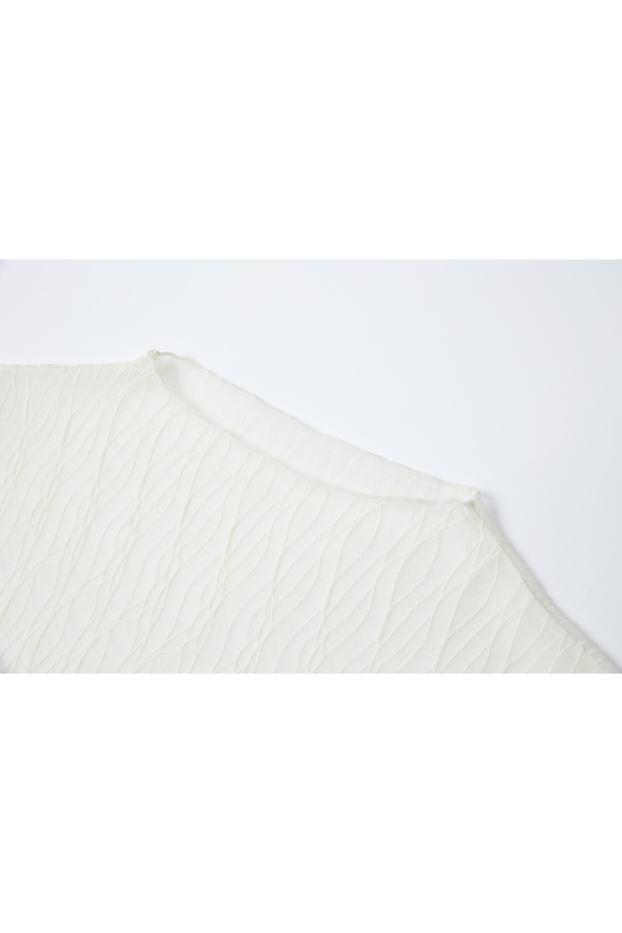 TREE JACQUARD SHEER TOP / ツリージャカードシアートップ
