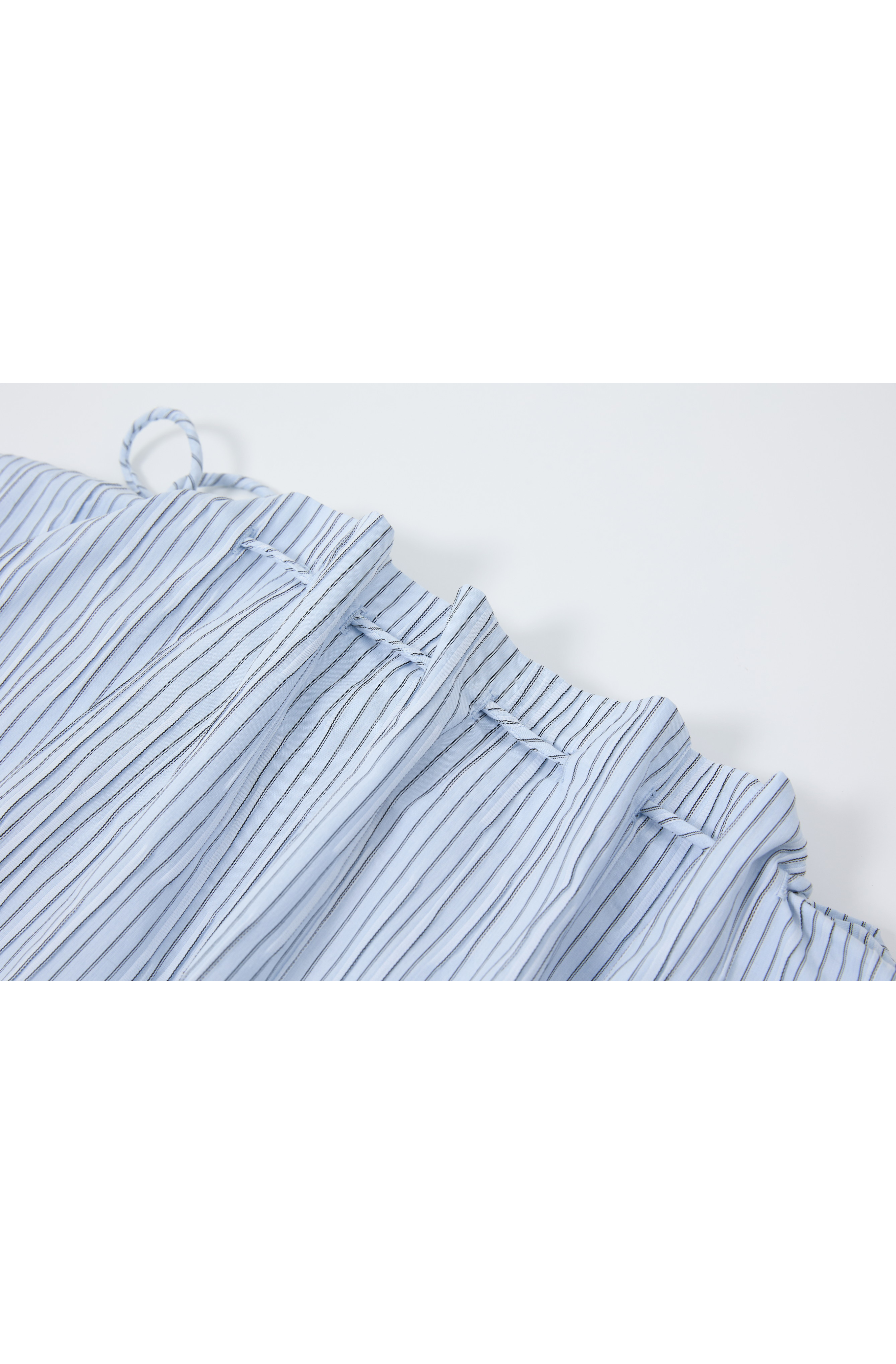STRING POUCH STRIPE SHIRT / ストリングポーチストライプシャツ