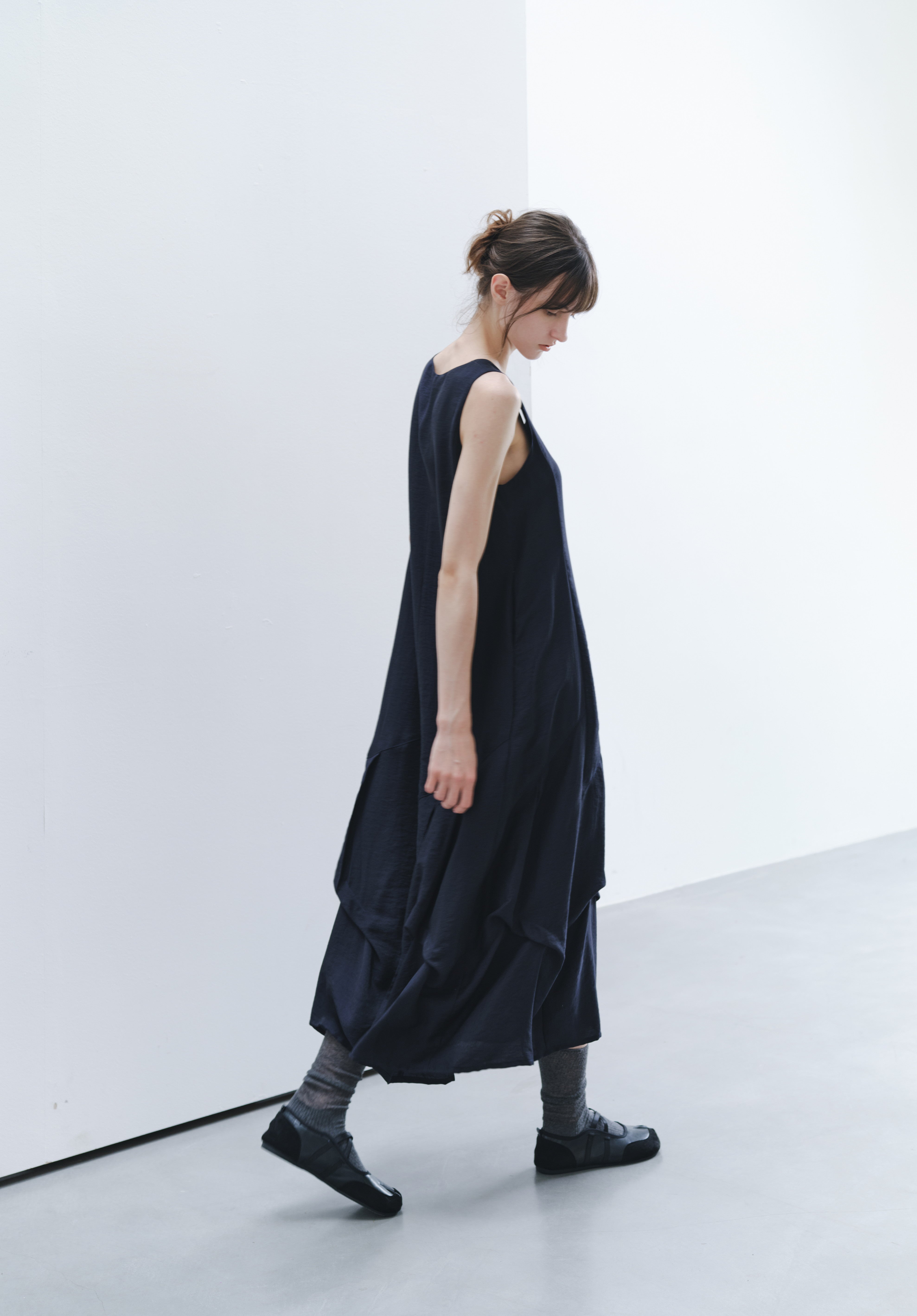 RANDOM TUCK PUFF DRESS / 랜덤 턱 퍼프 원피스