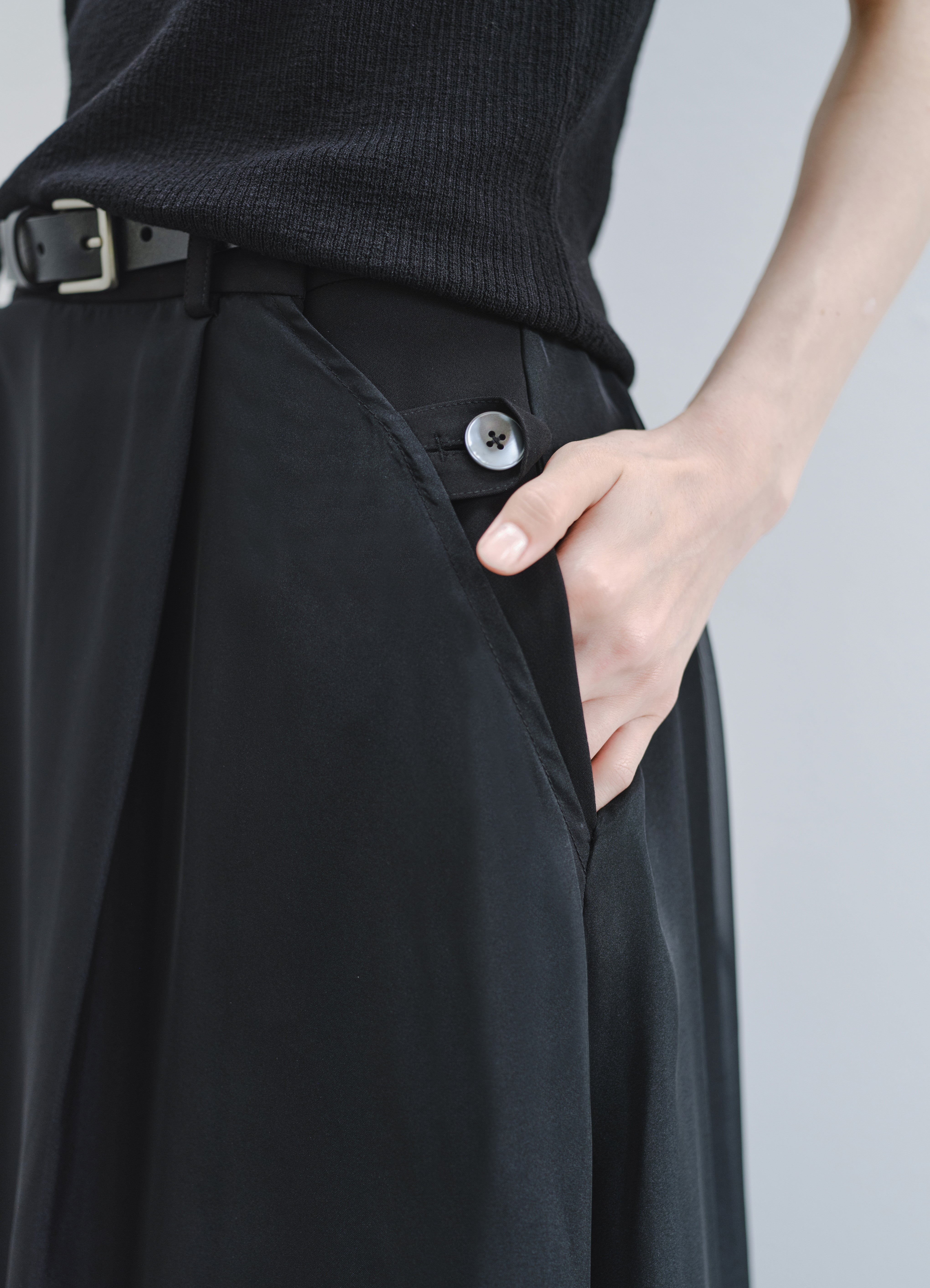 SHEER VEIL LAYERED SKIRT