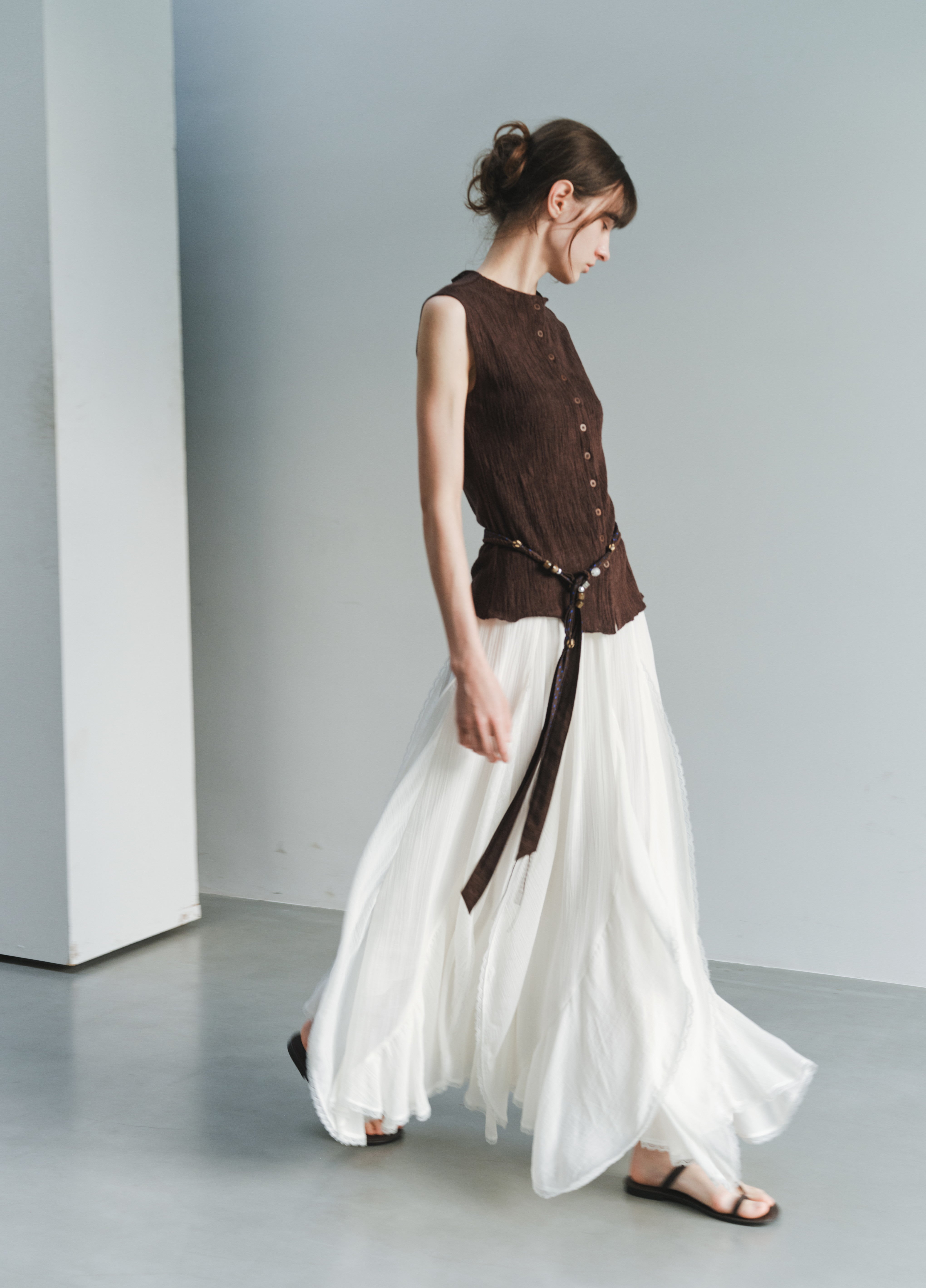 FRILL LACE TIERED SKIRT