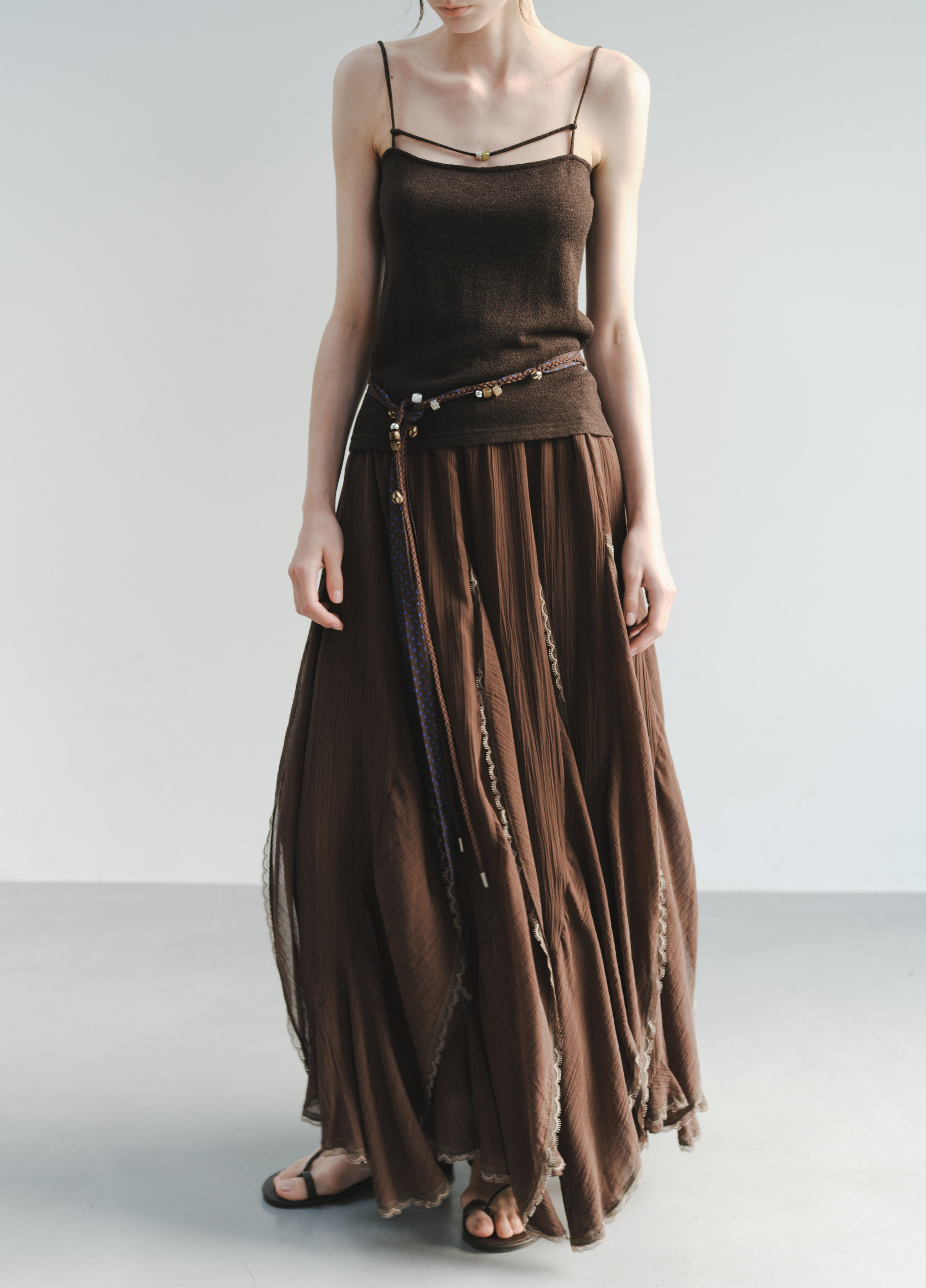 FRILL LACE TIERED SKIRT