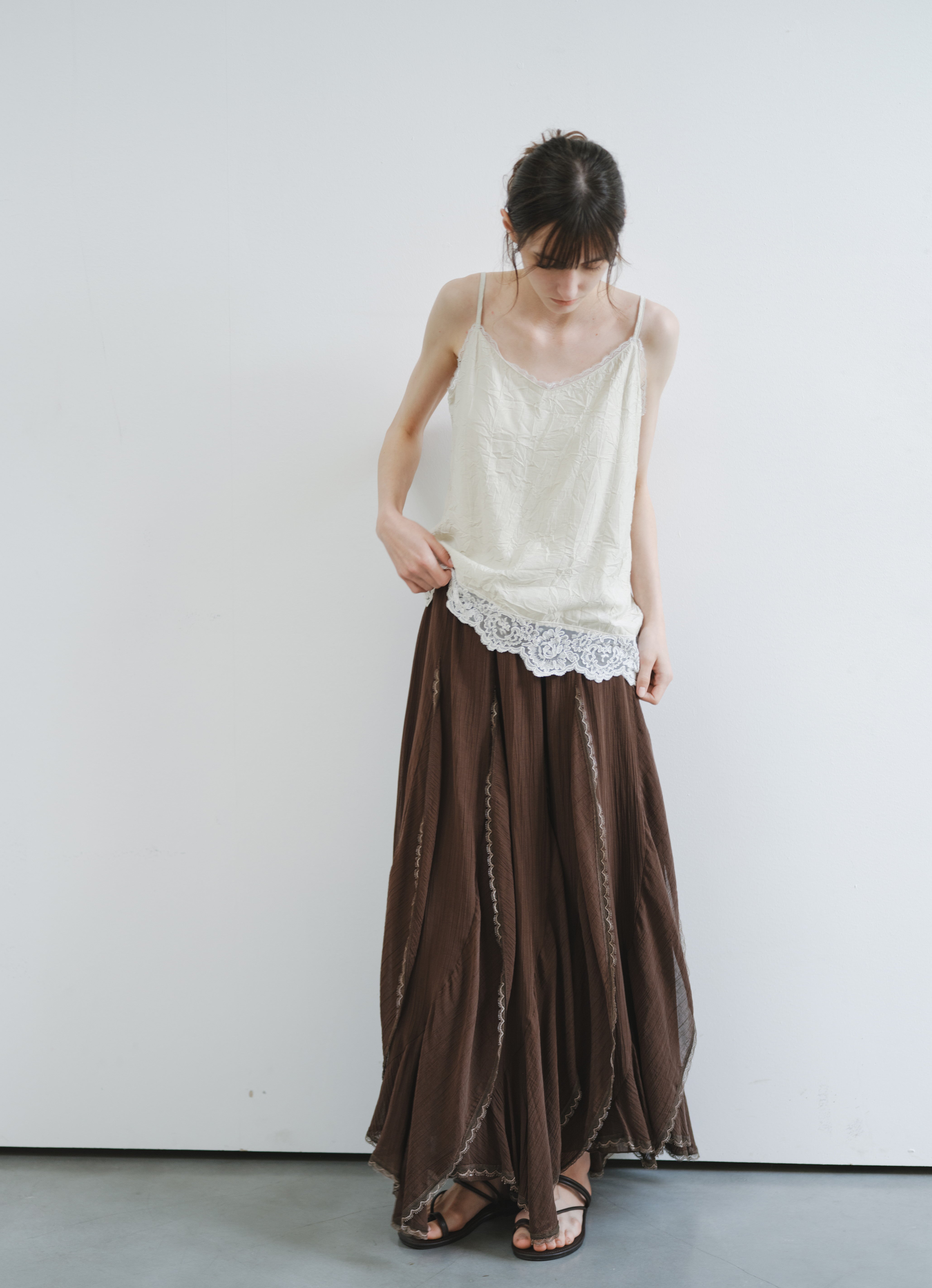 FRILL LACE TIERED SKIRT
