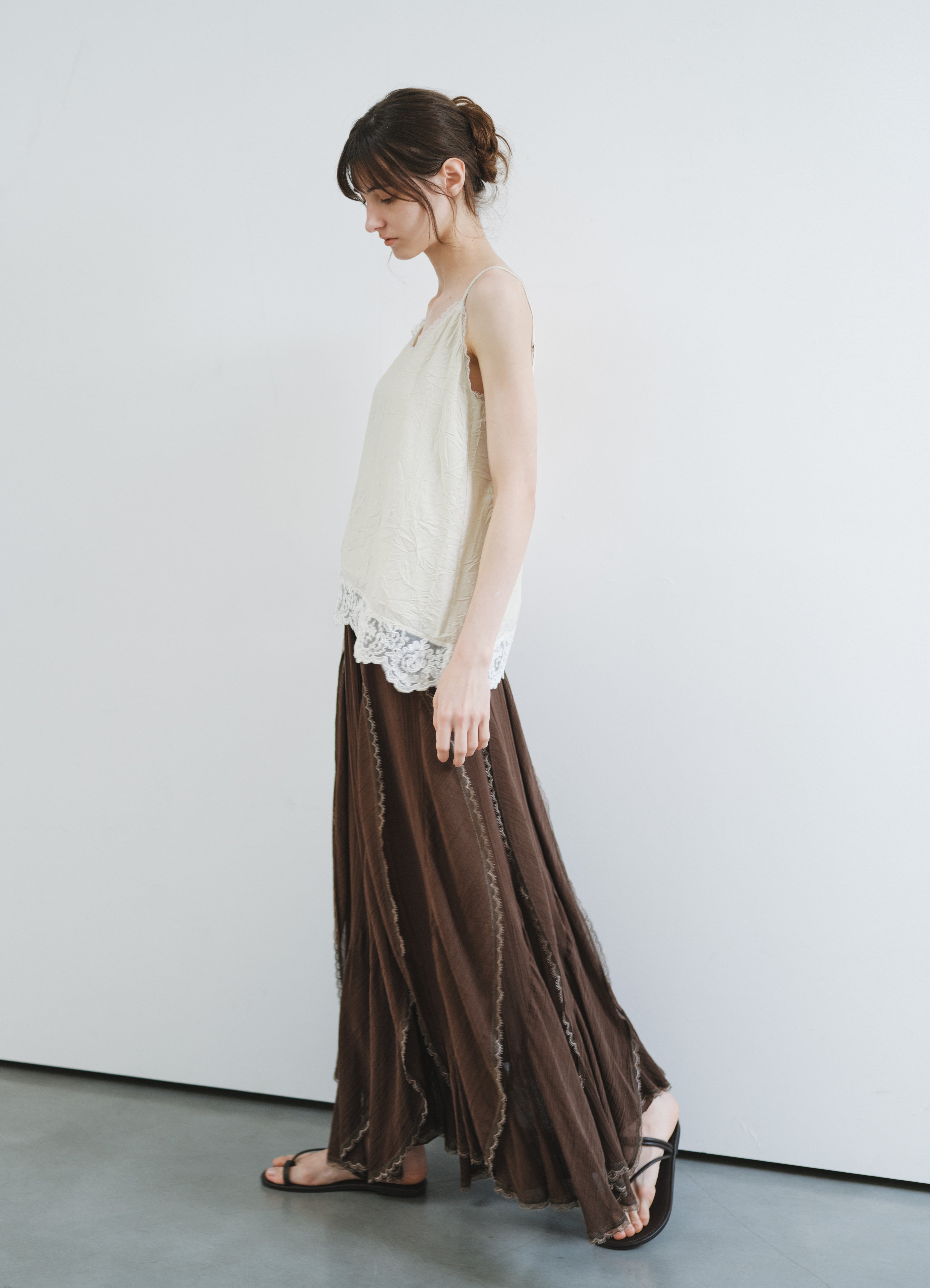 FRILL LACE TIERED SKIRT