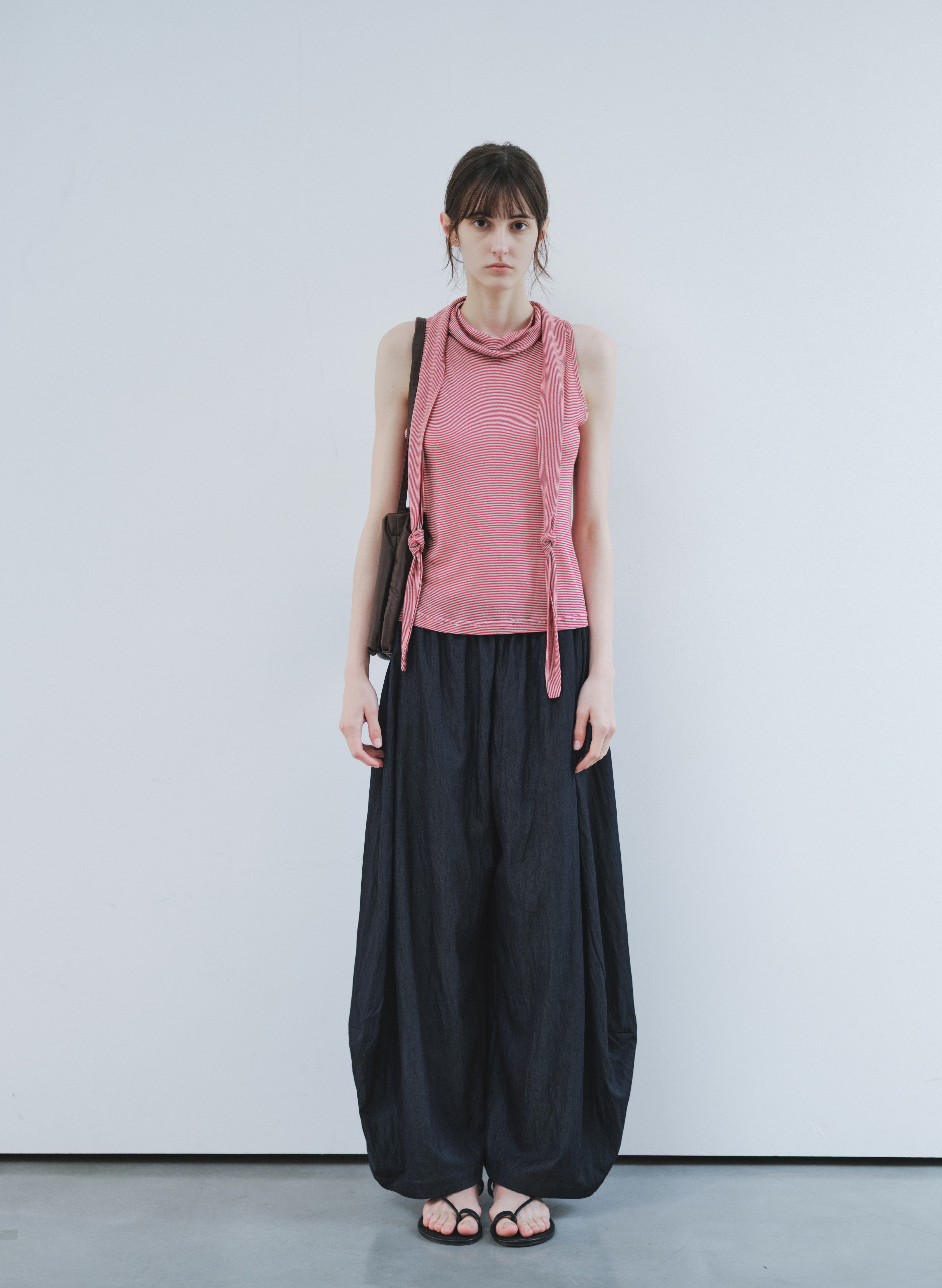 COCOON DRAPE WIDE PANTS