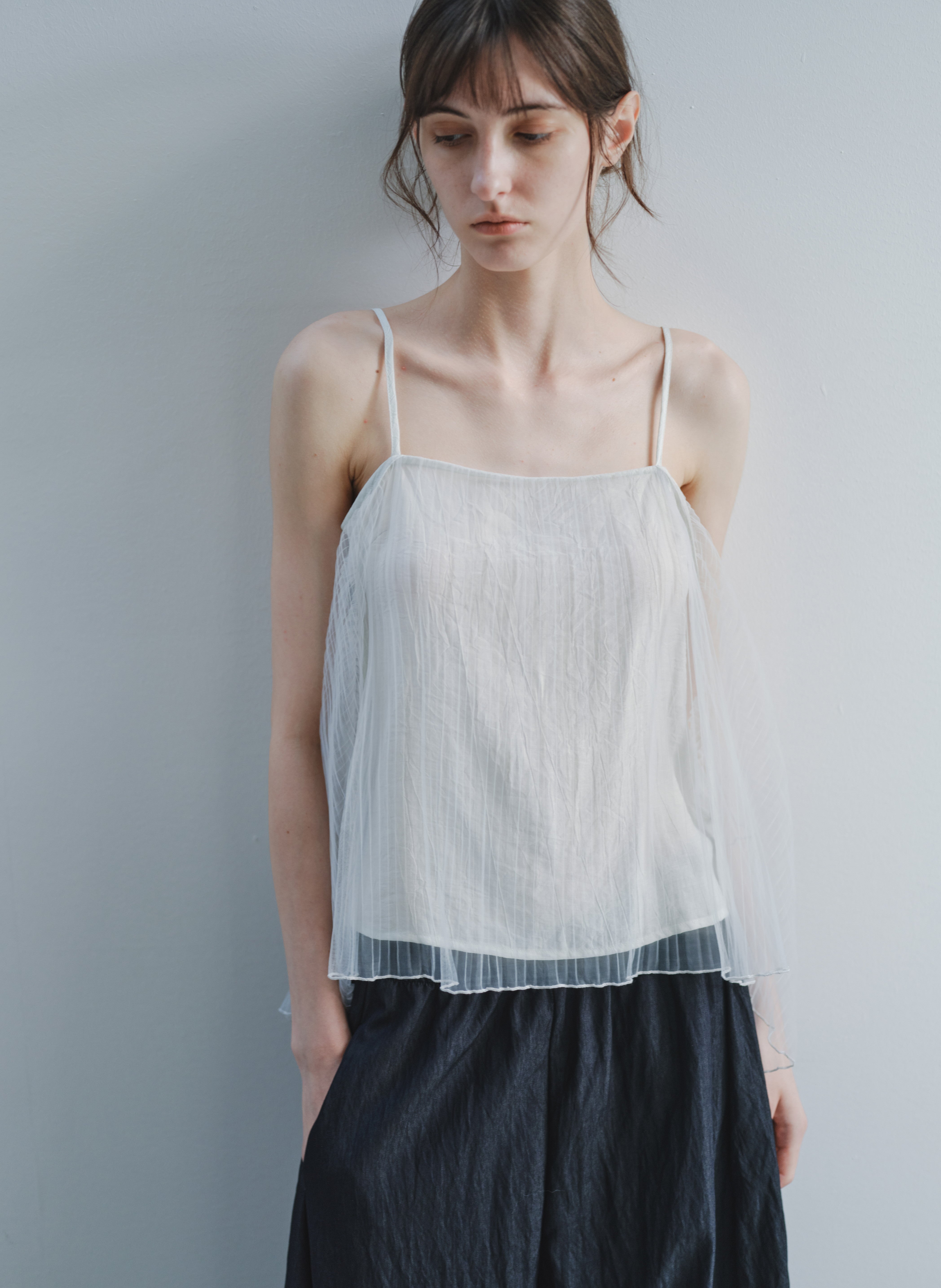TULLE LAYERED CAMI TOP
