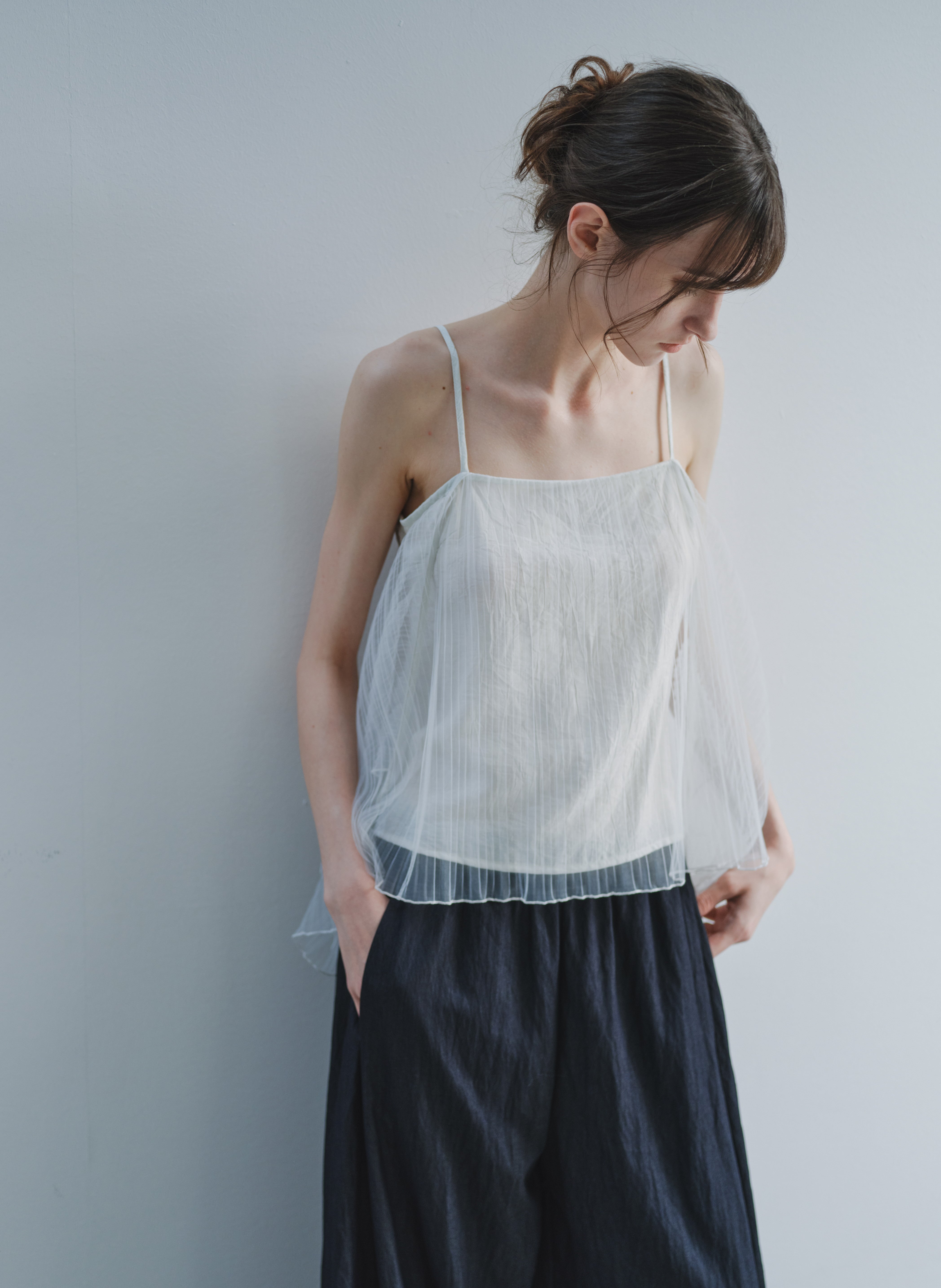 TULLE LAYERED CAMI TOP