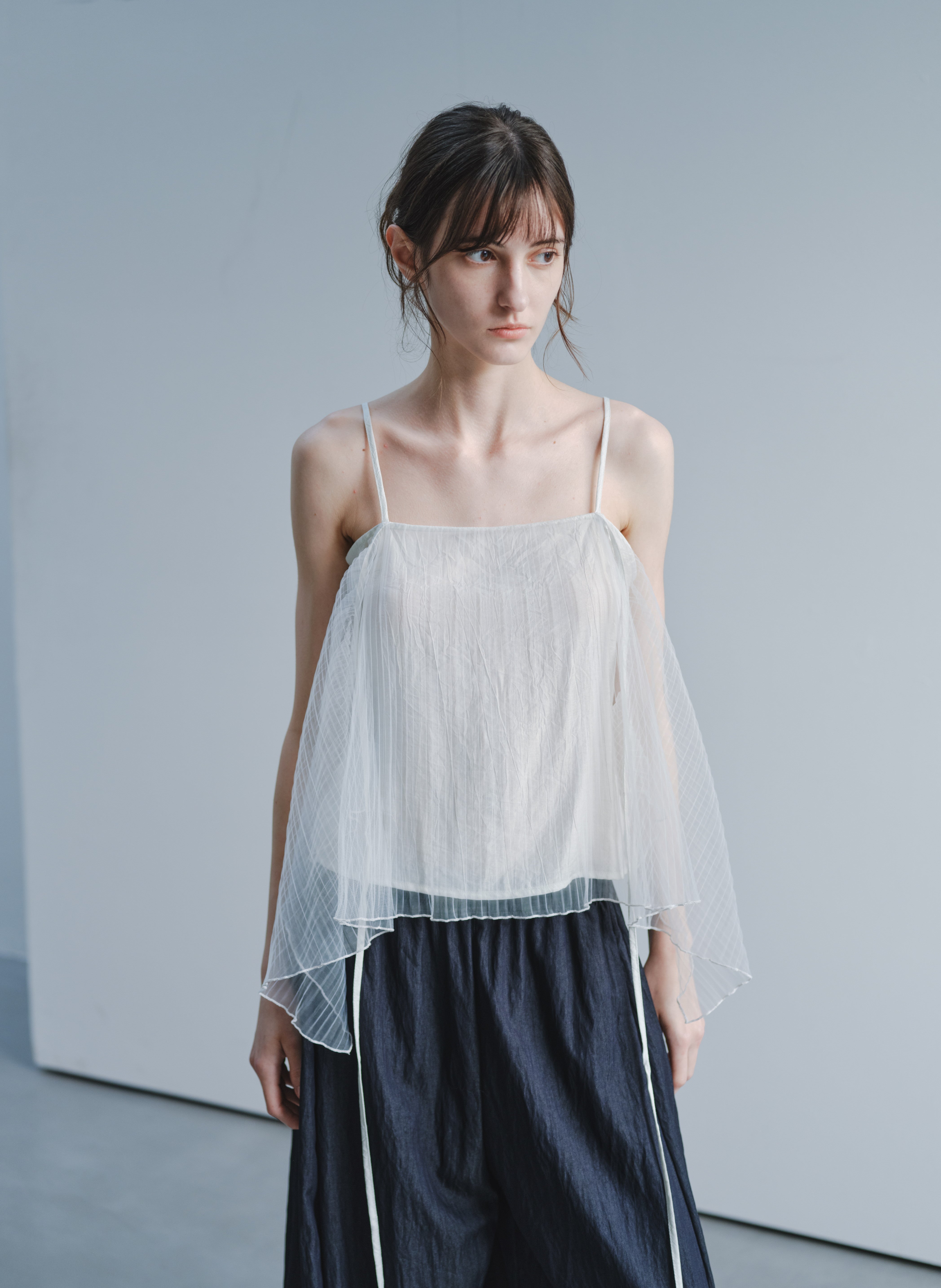 TULLE LAYERED CAMI TOP