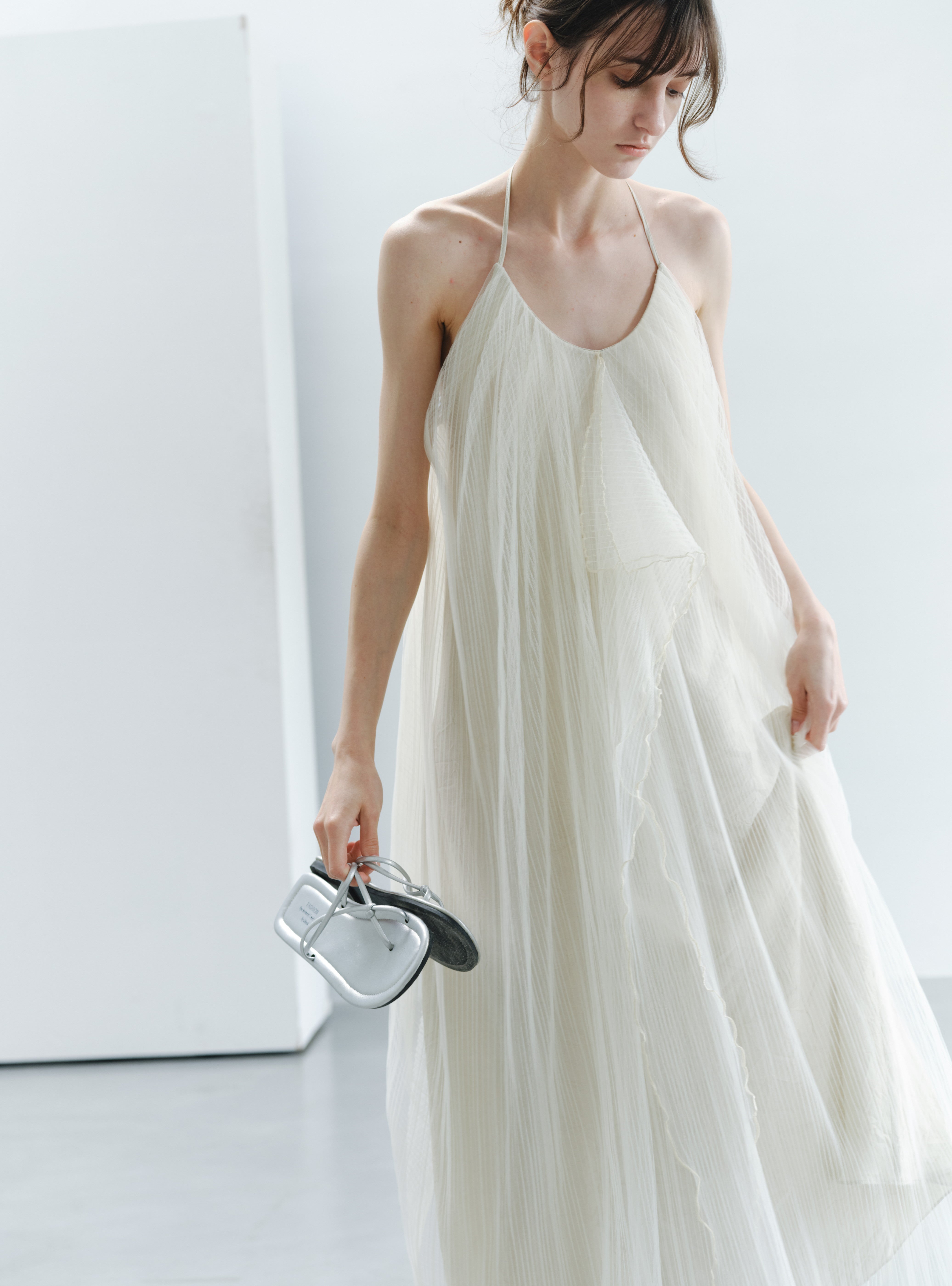 TULLE LAYERED VOLUME DRESS